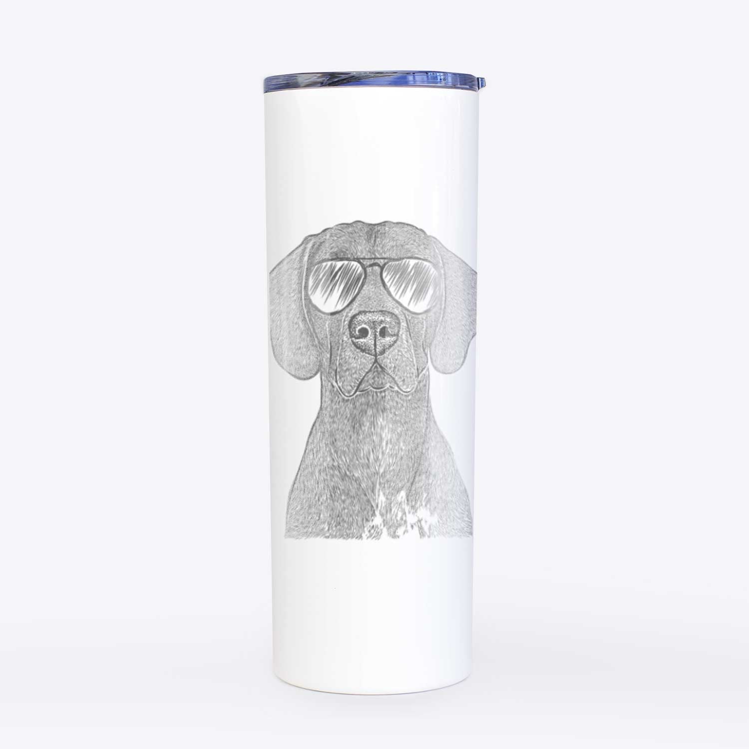 Lucifer the German Shorthaired Pointer - 20oz Skinny Tumbler