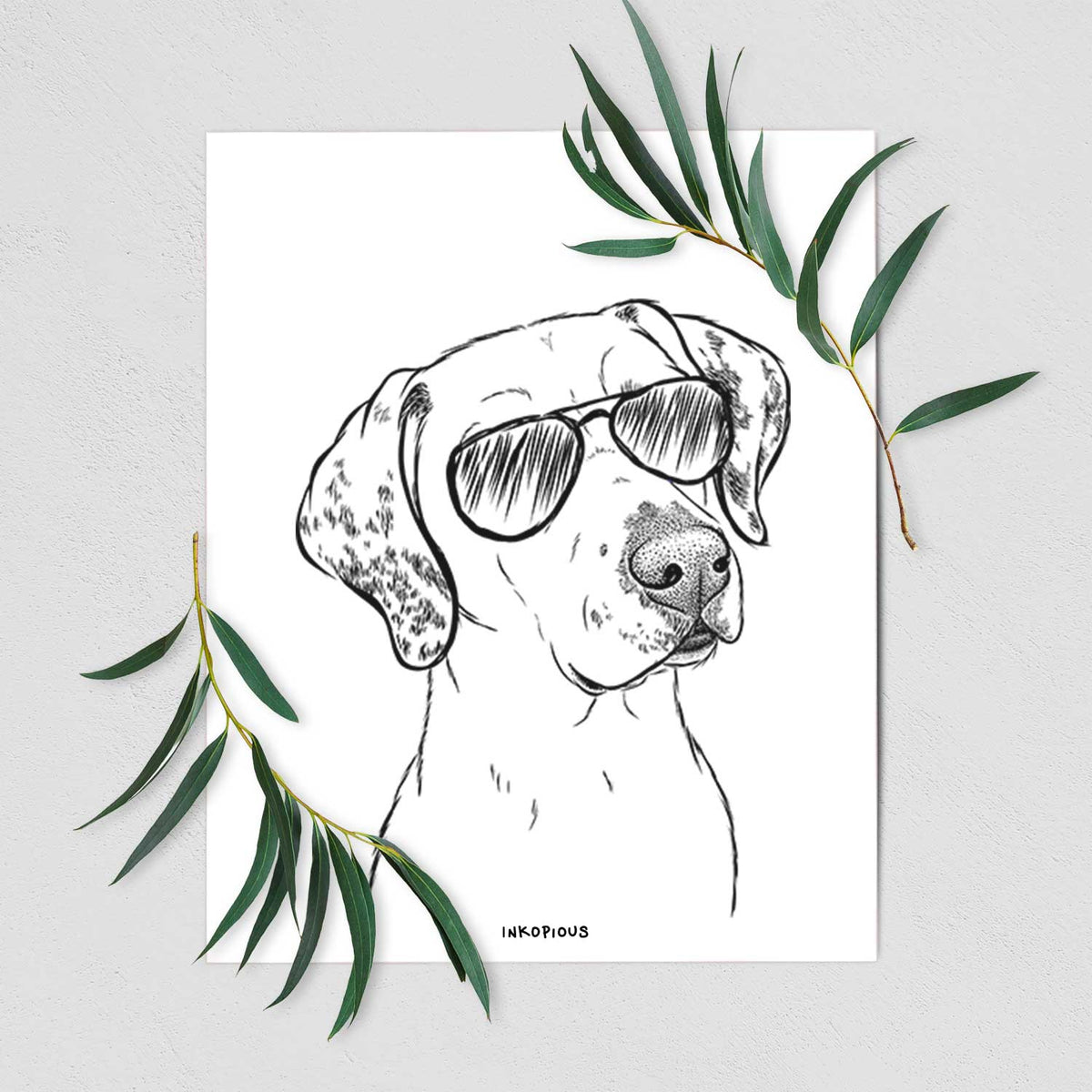 Lucky the Dalmatian Art Print