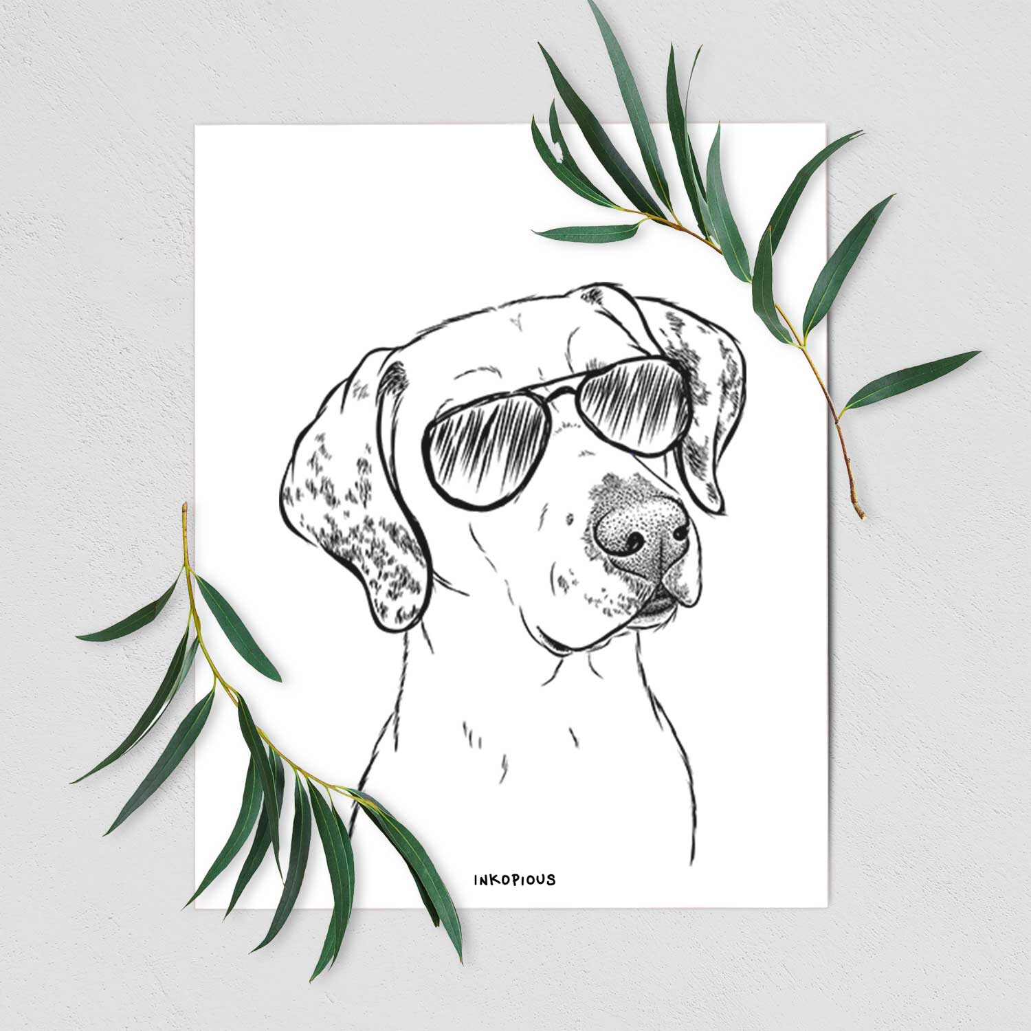Lucky the Dalmatian Art Print