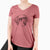 Aviator Lucky the Dalmatian - Women's V-neck Shirt