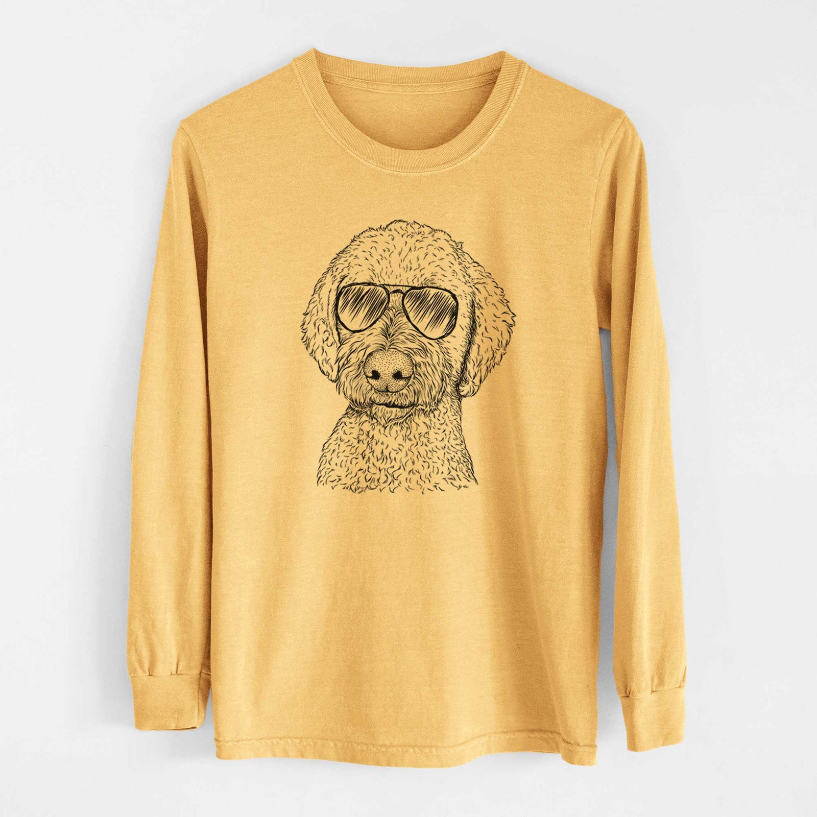 Aviators Lucy Boo the Goldendoodle - Heavyweight 100% Cotton Long Sleeve