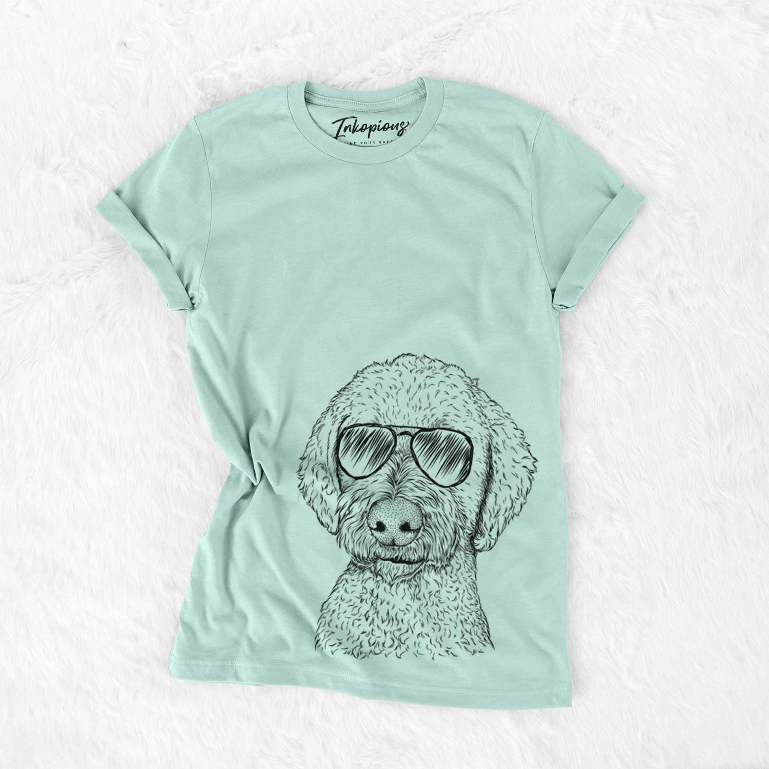 Aviator Lucy Boo the Goldendoodle - Unisex Crewneck