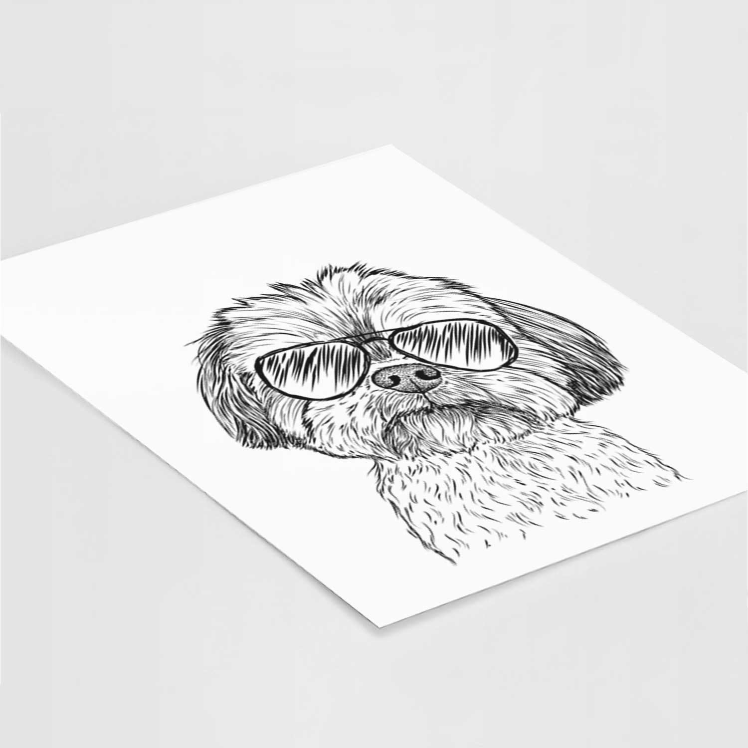 Lucy the Shorkie Art Print