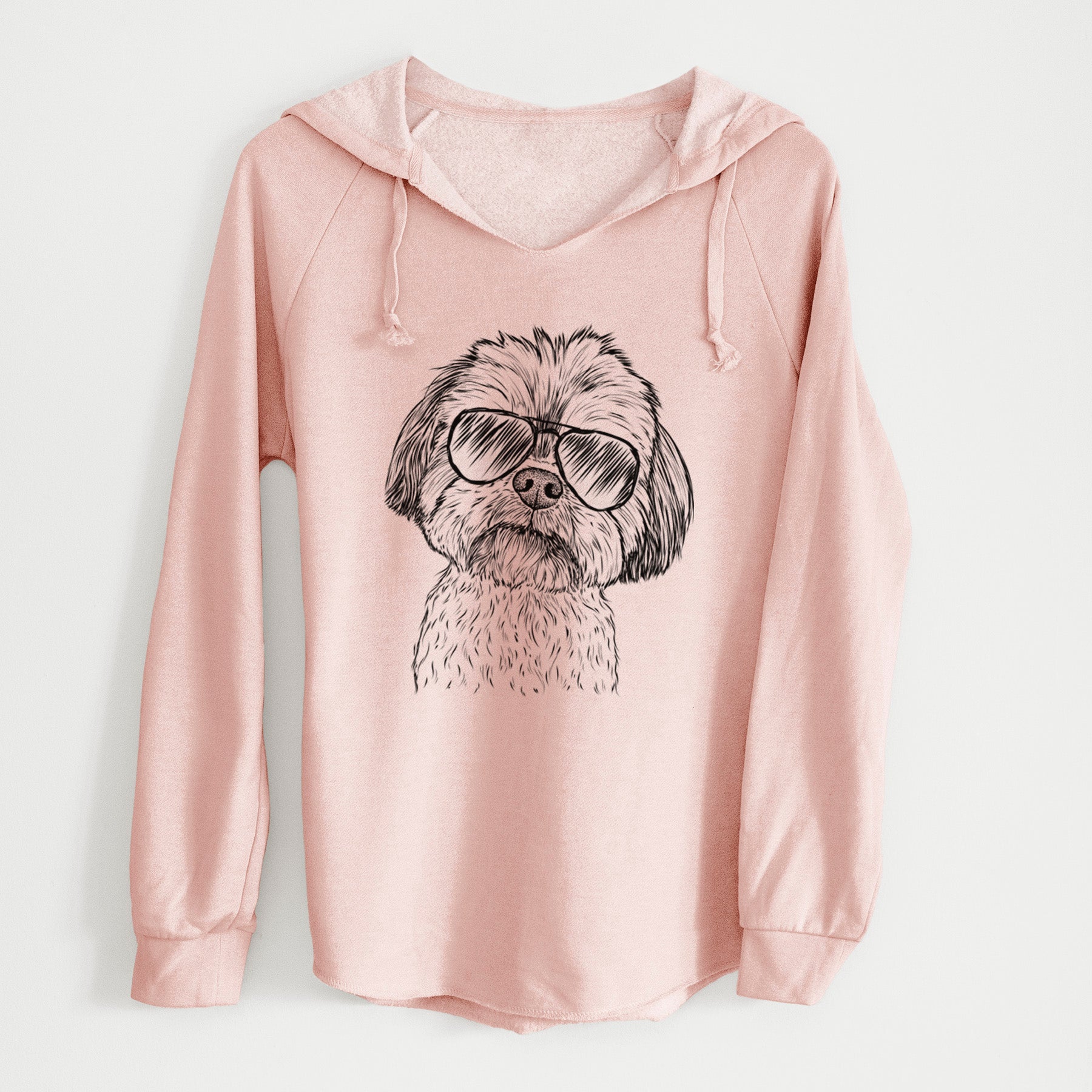 Aviator Lucy the Shorkie - Cali Wave Hooded Sweatshirt