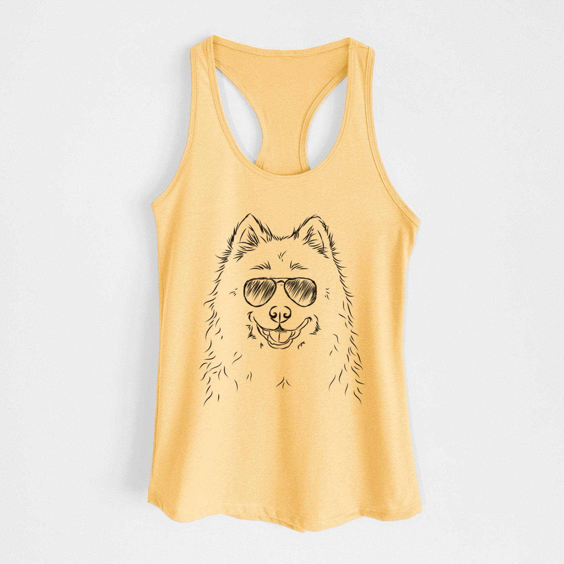 Luka the Samoyed - Women's Racerback Tanktop