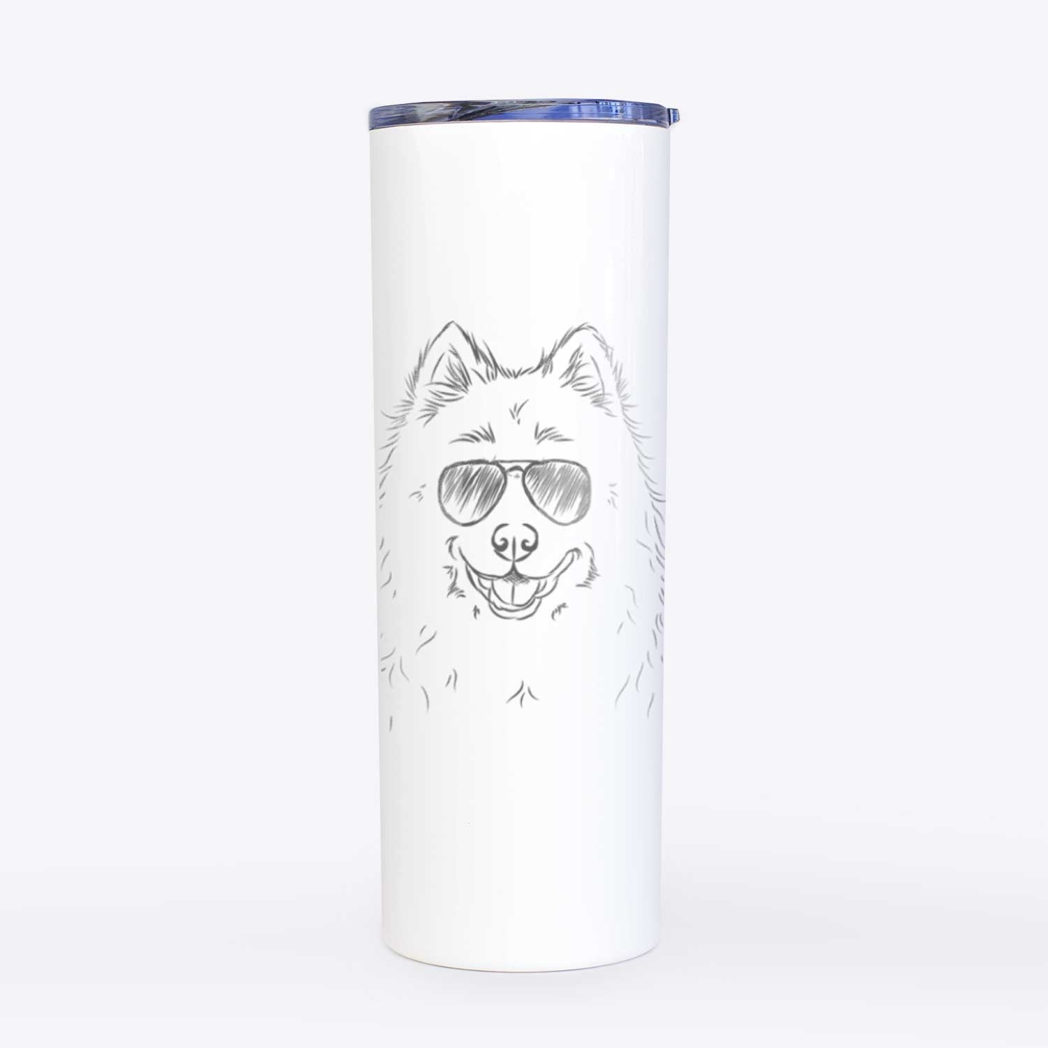 Luka the Samoyed - 20oz Skinny Tumbler