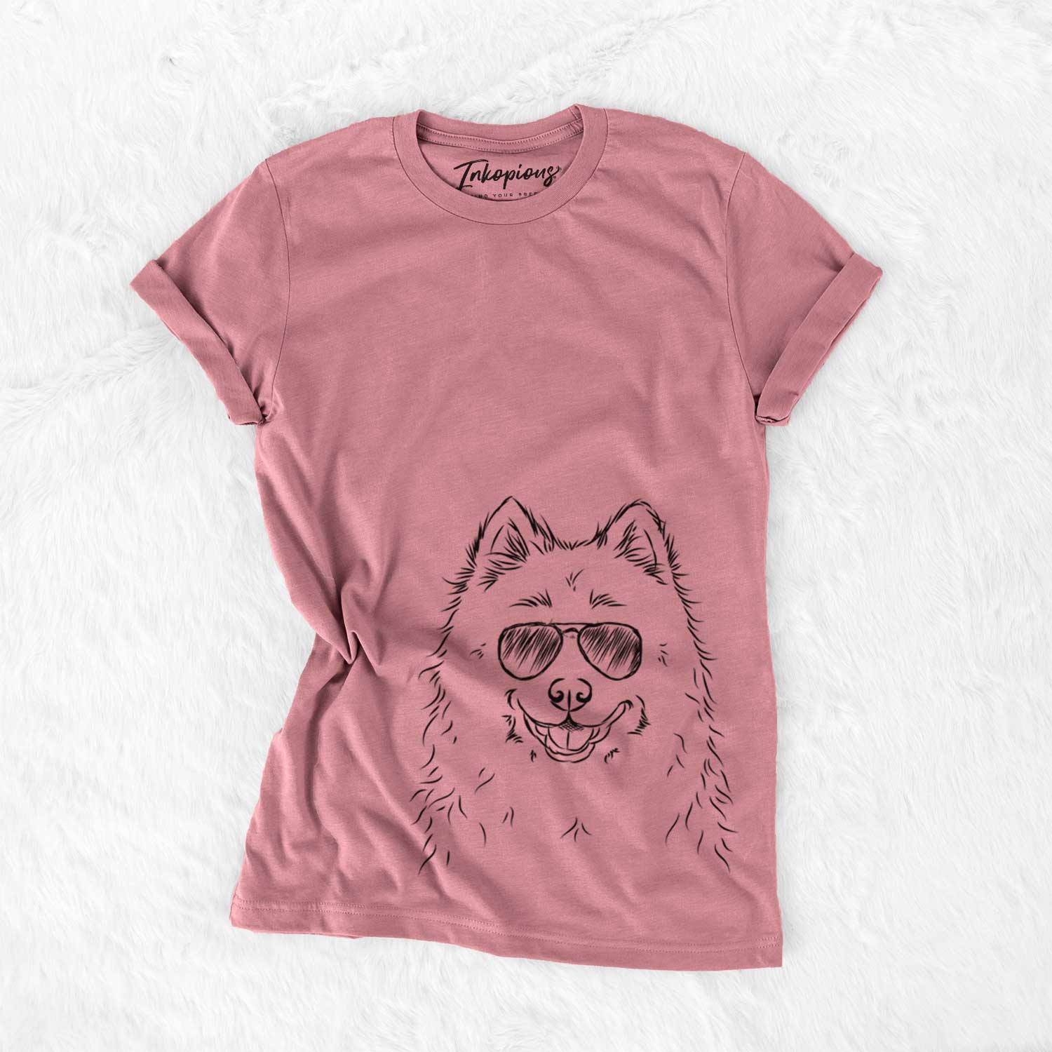 Aviator Luka the Samoyed - Unisex Crewneck