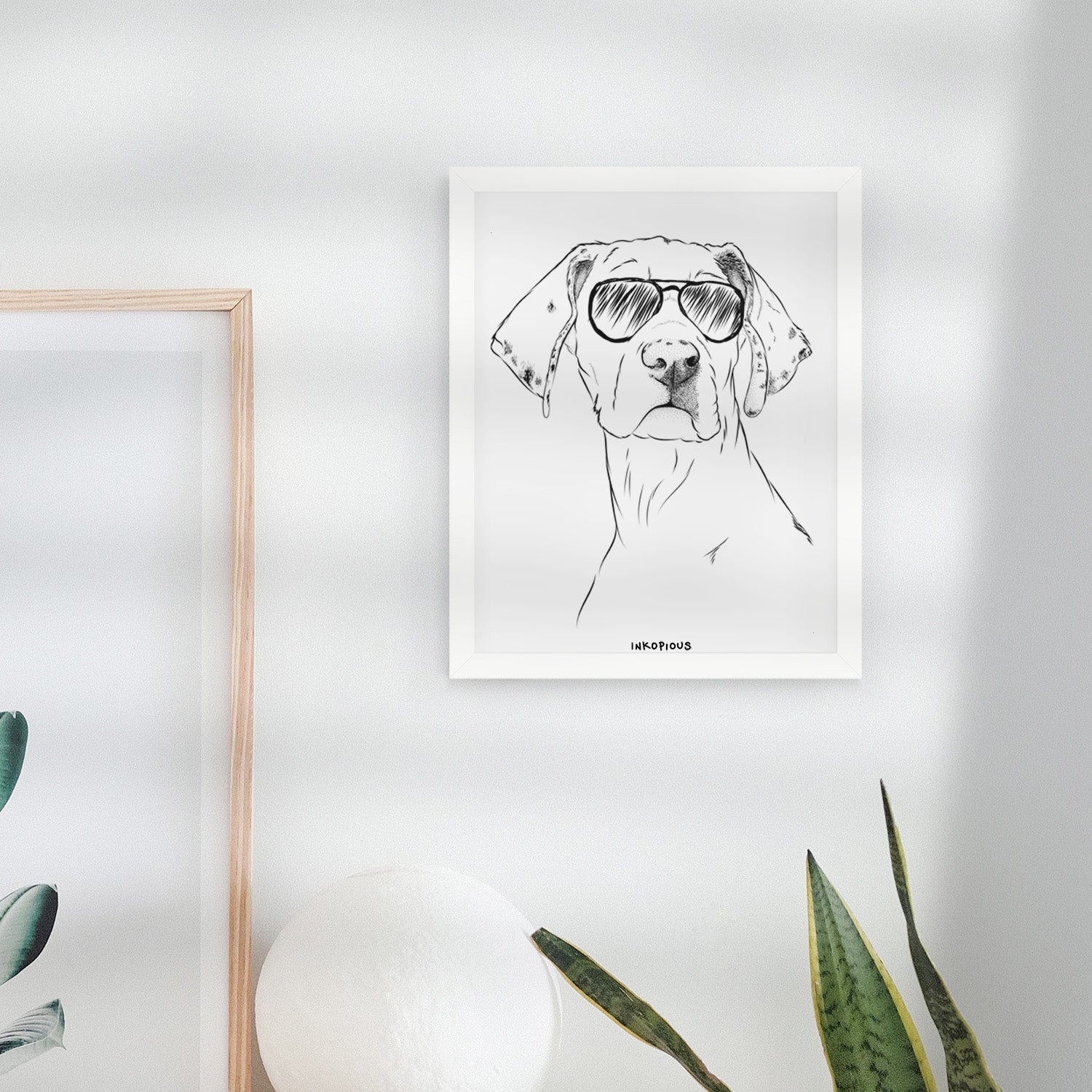 Lumen the Special Needs Great Dane Art Print