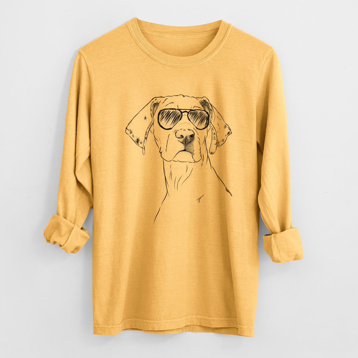 Aviators Lumen the Special Needs Great Dane - Heavyweight 100% Cotton Long Sleeve