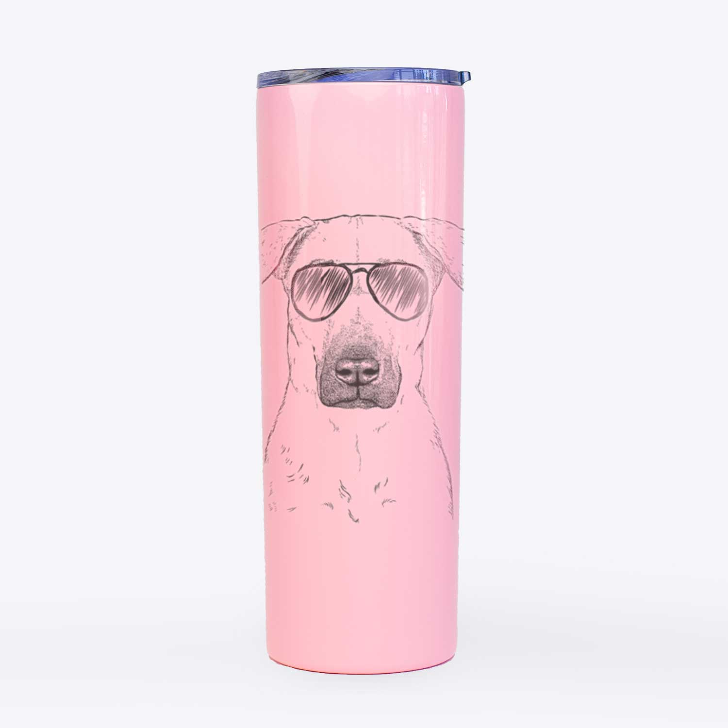 Luna the Black Mouth Cur - 20oz Skinny Tumbler