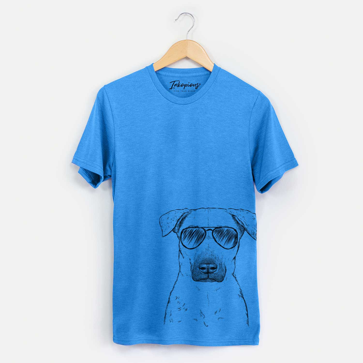 Aviator Luna the Black Mouth Cur - Unisex Crewneck