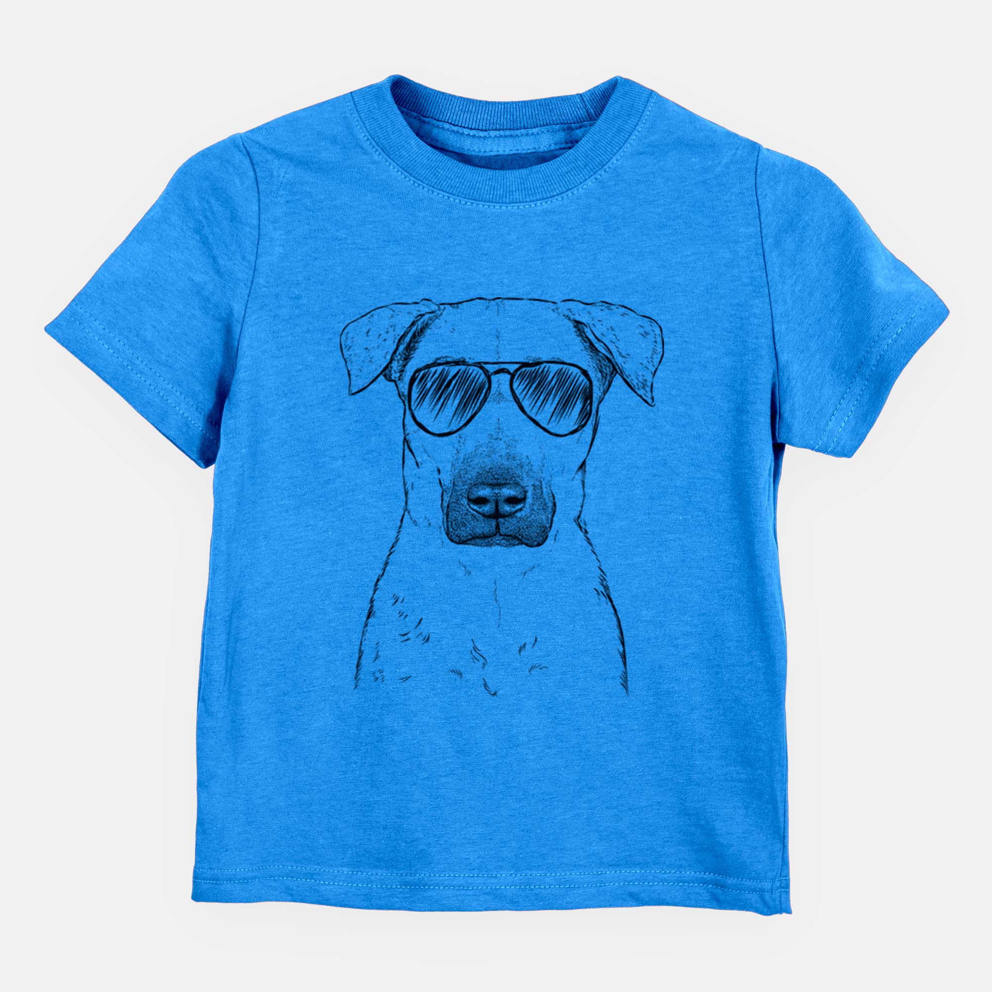 Aviator Luna the Black Mouth Cur - Kids/Youth/Toddler Shirt