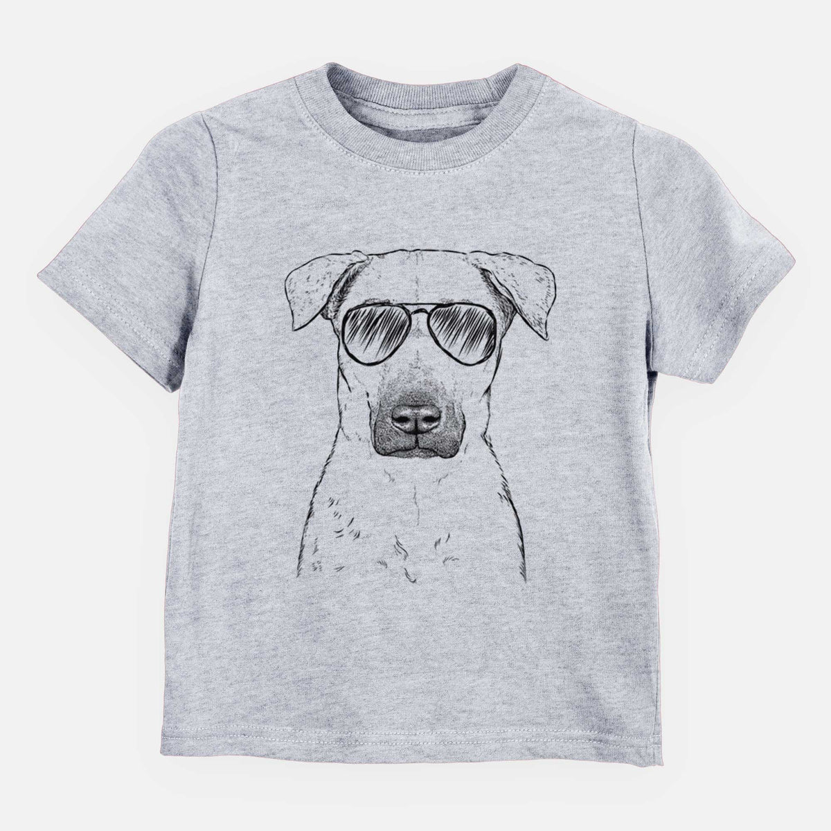 Aviator Luna the Black Mouth Cur - Kids/Youth/Toddler Shirt