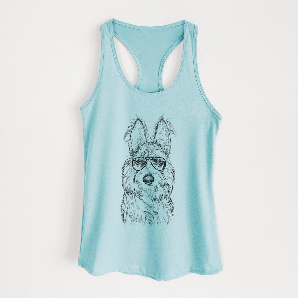 Luna the Berger Picard - Women's Racerback Tanktop