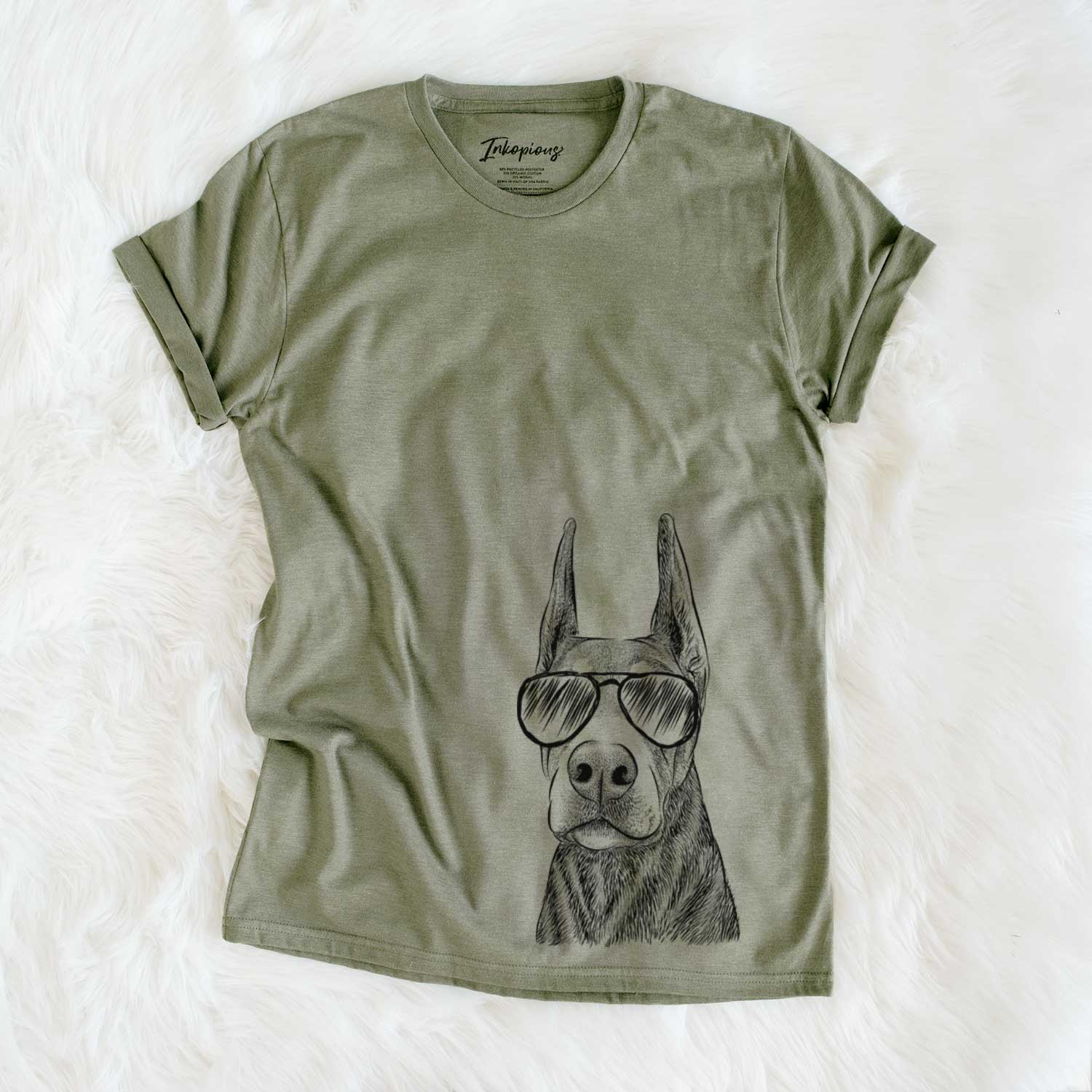 Aviator Luna the Doberman Pinscher - Unisex Crewneck