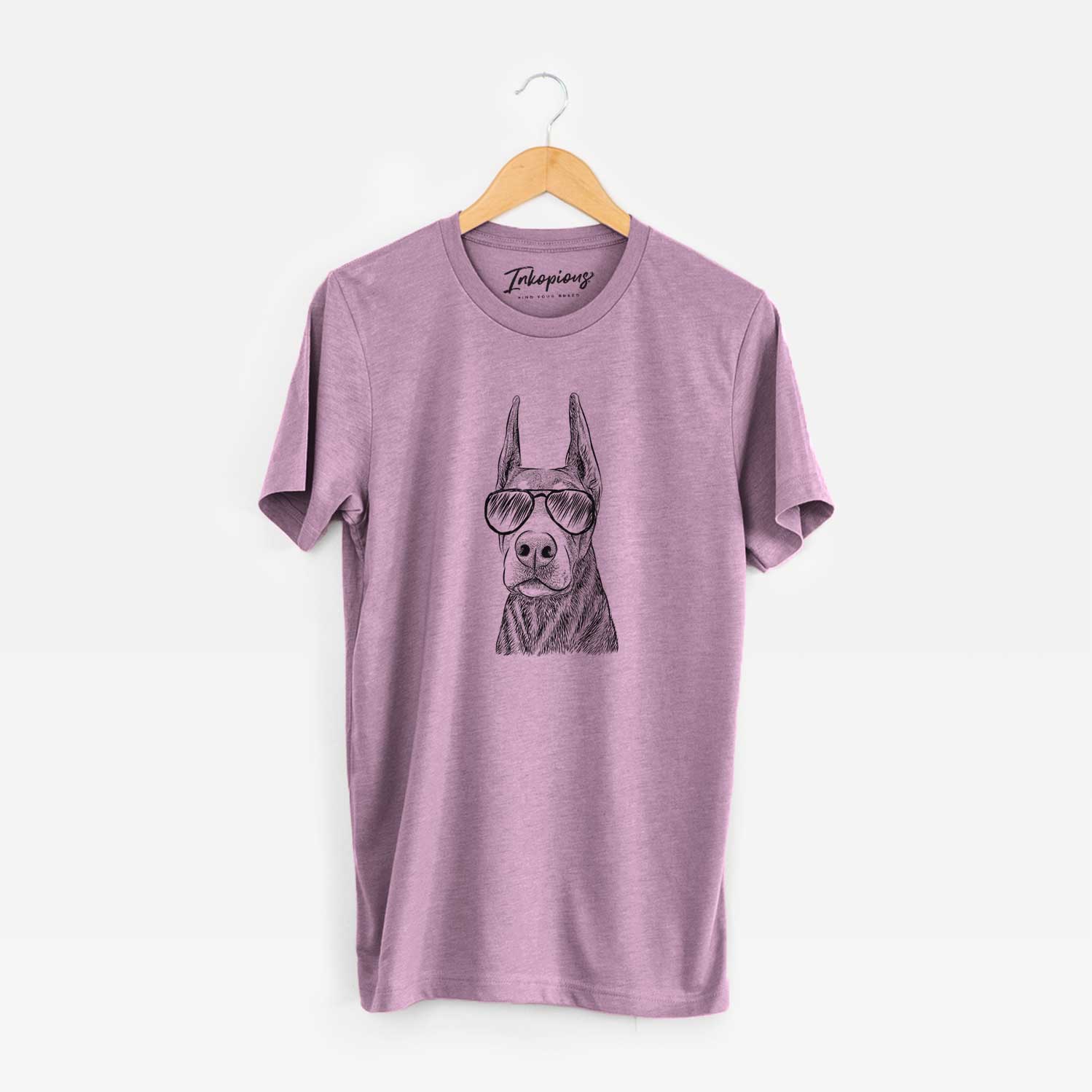 Aviator Luna the Doberman Pinscher - Unisex Crewneck