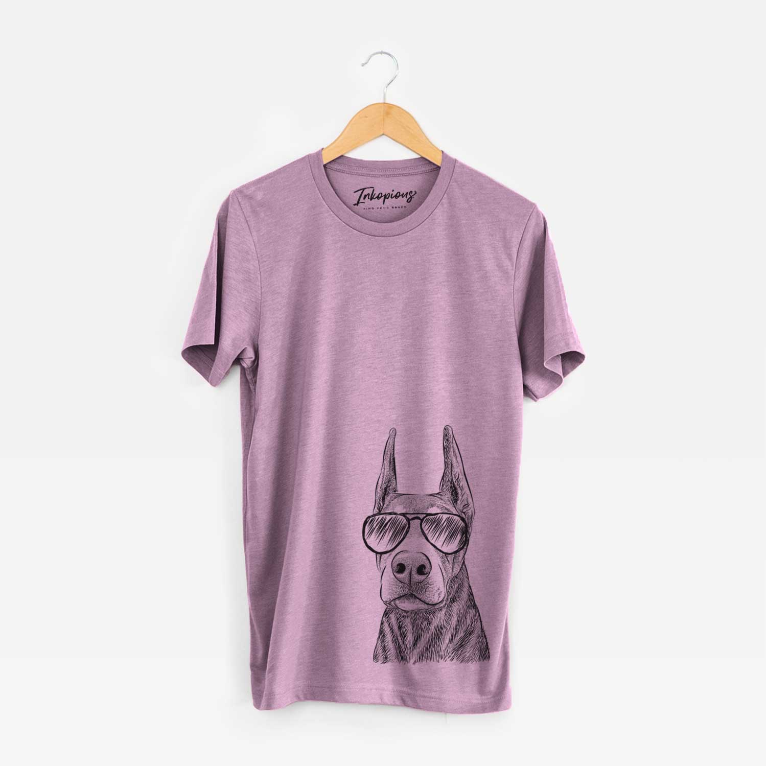 Aviator Luna the Doberman Pinscher - Unisex Crewneck