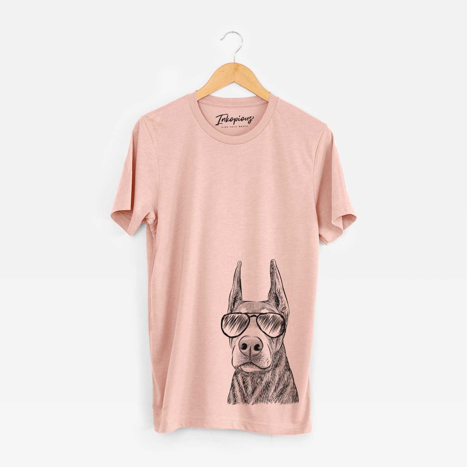 Aviator Luna the Doberman Pinscher - Unisex Crewneck