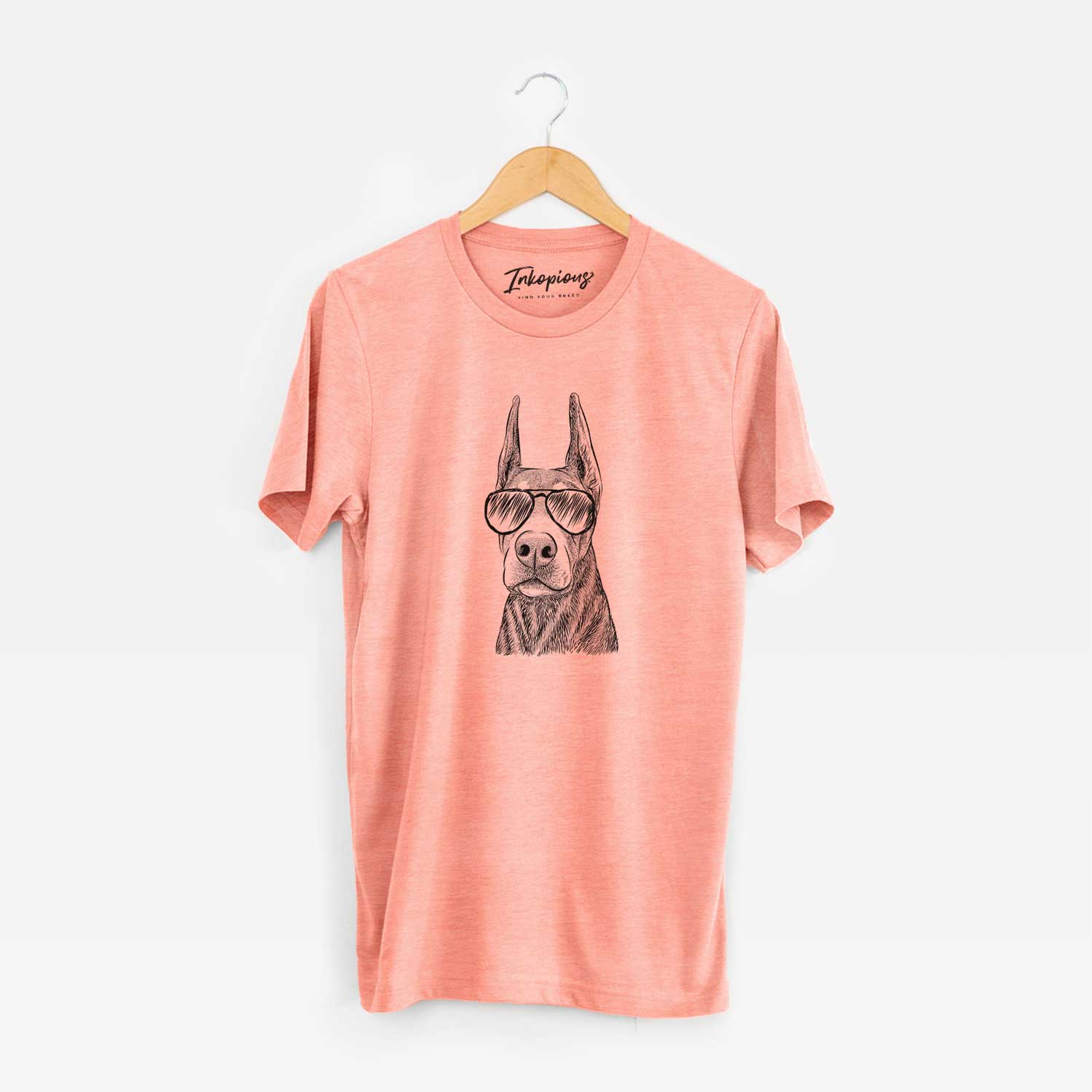 Aviator Luna the Doberman Pinscher - Unisex Crewneck