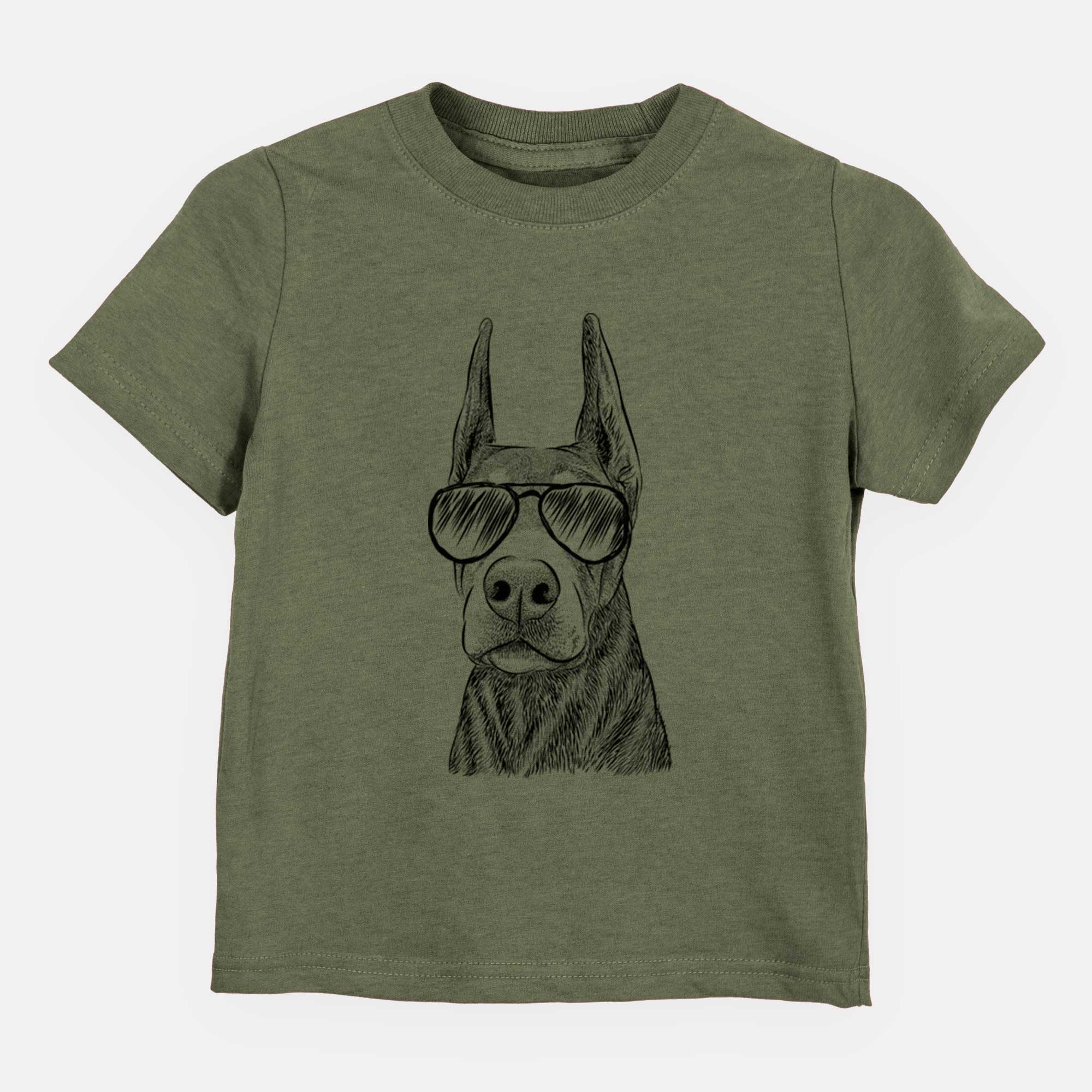 Aviator Luna the Doberman Pinscher - Kids/Youth/Toddler Shirt