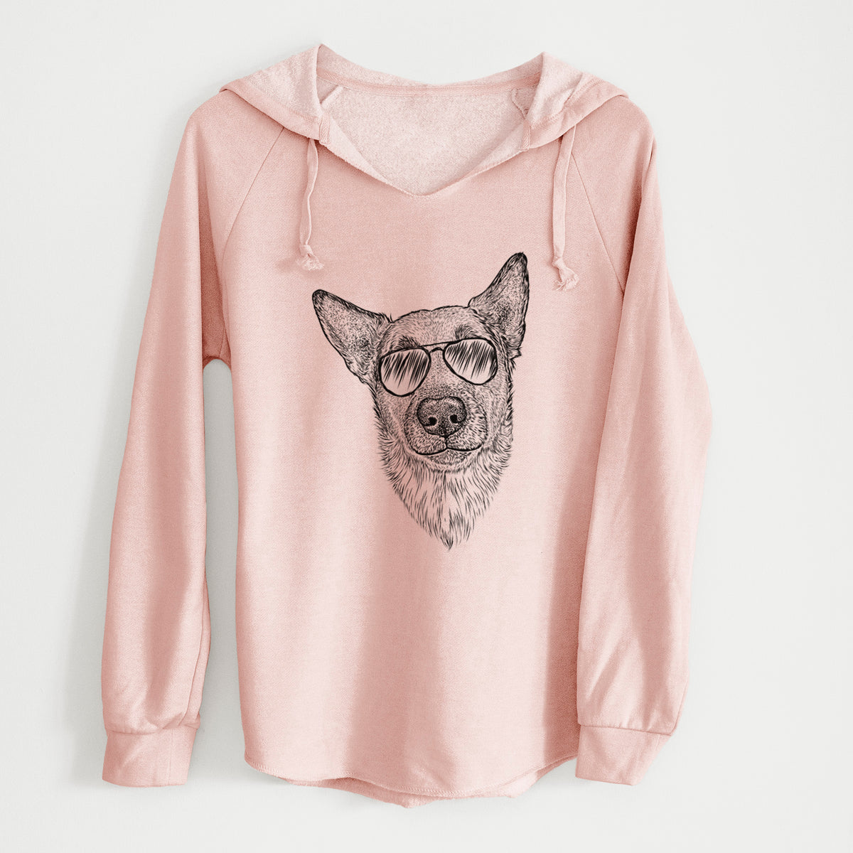 Aviator Luna the Shepherd Mix - Cali Wave Hooded Sweatshirt