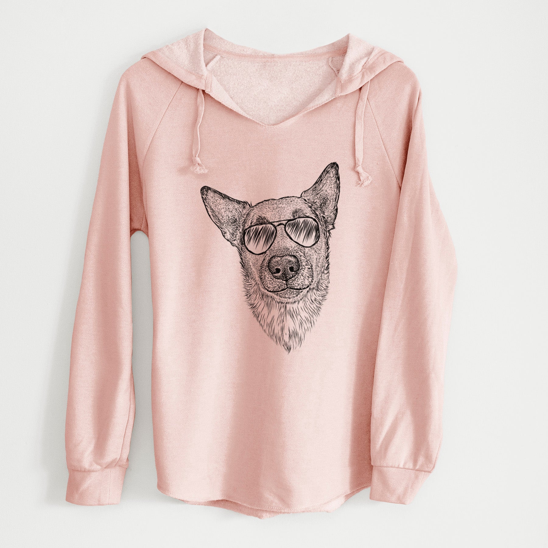 Aviator Luna the Shepherd Mix - Cali Wave Hooded Sweatshirt