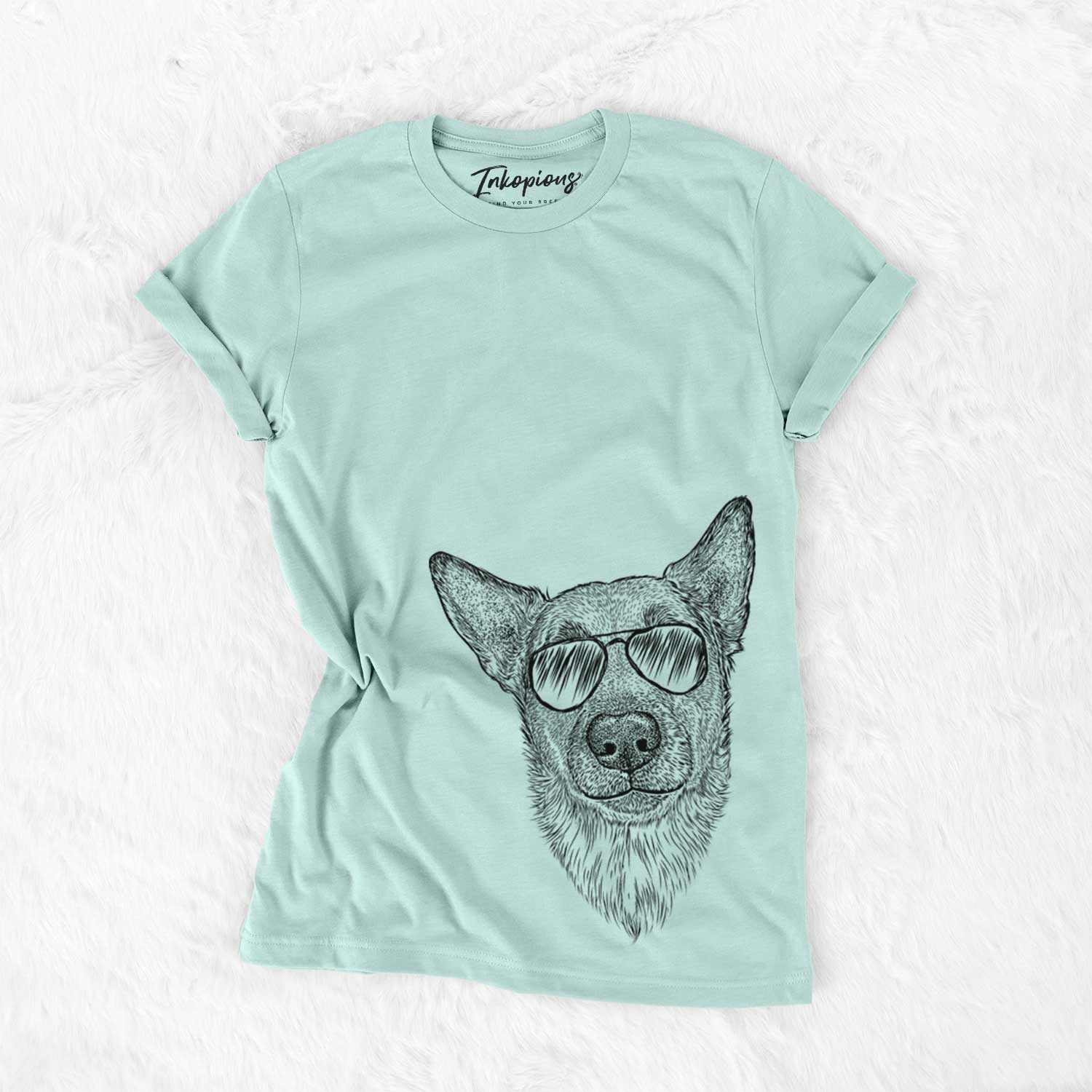 Aviator Luna the Shepherd Mix - Unisex Crewneck