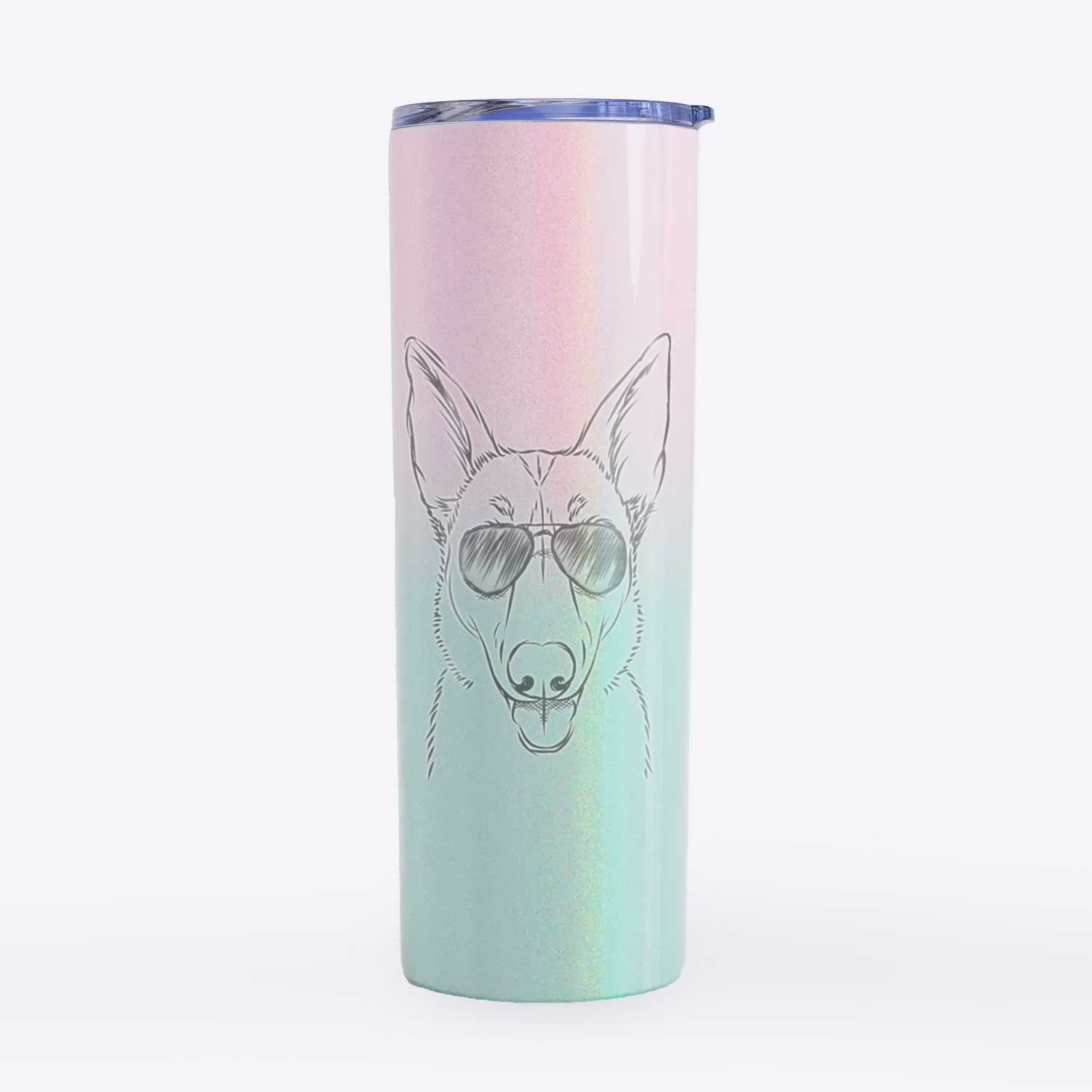 Lyric the Belgian Malinois - 20oz Skinny Tumbler