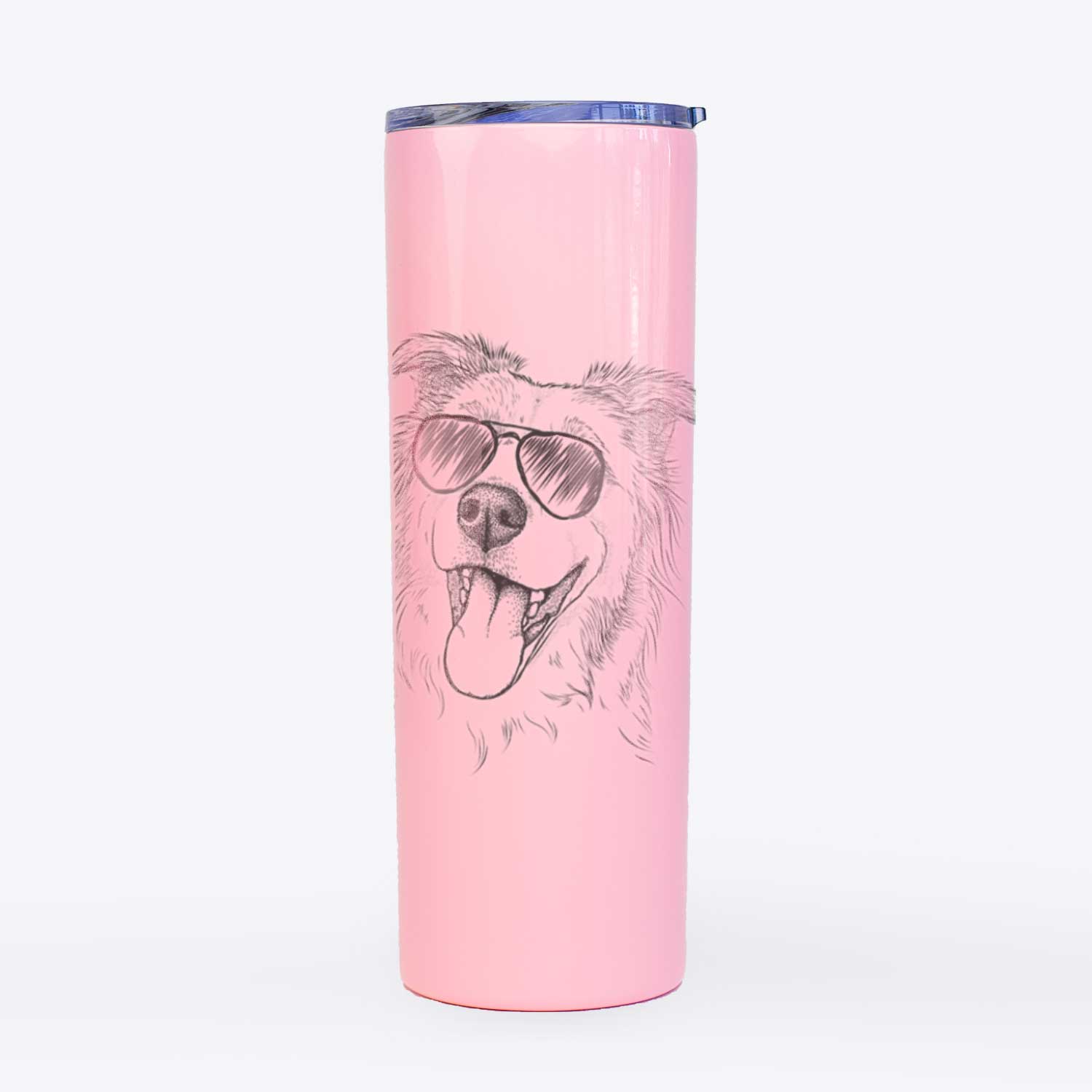 Macaroni the Border Collie - 20oz Skinny Tumbler