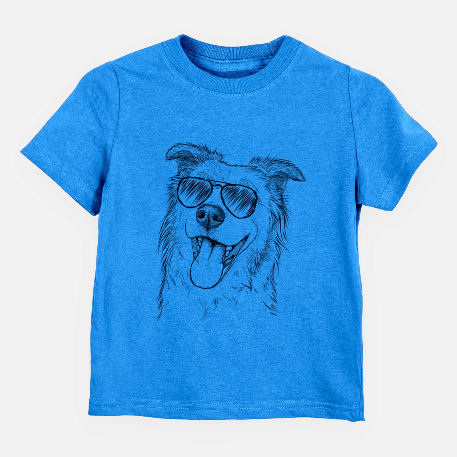 Aviator Macaroni the Border Collie - Kids/Youth/Toddler Shirt