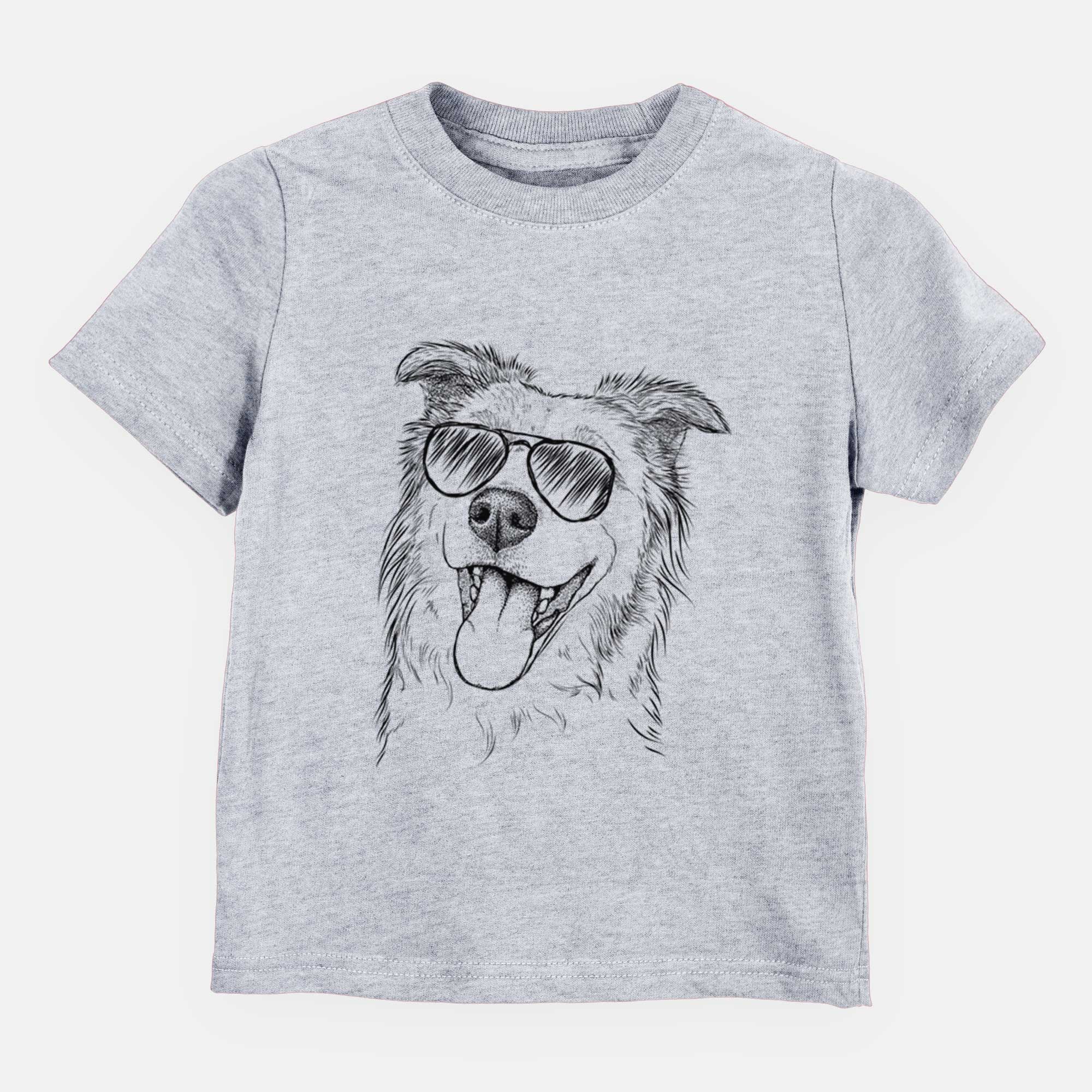 Aviator Macaroni the Border Collie - Kids/Youth/Toddler Shirt