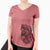 Aviator Macaroni the Lab Mix - Women's V-neck Shirt