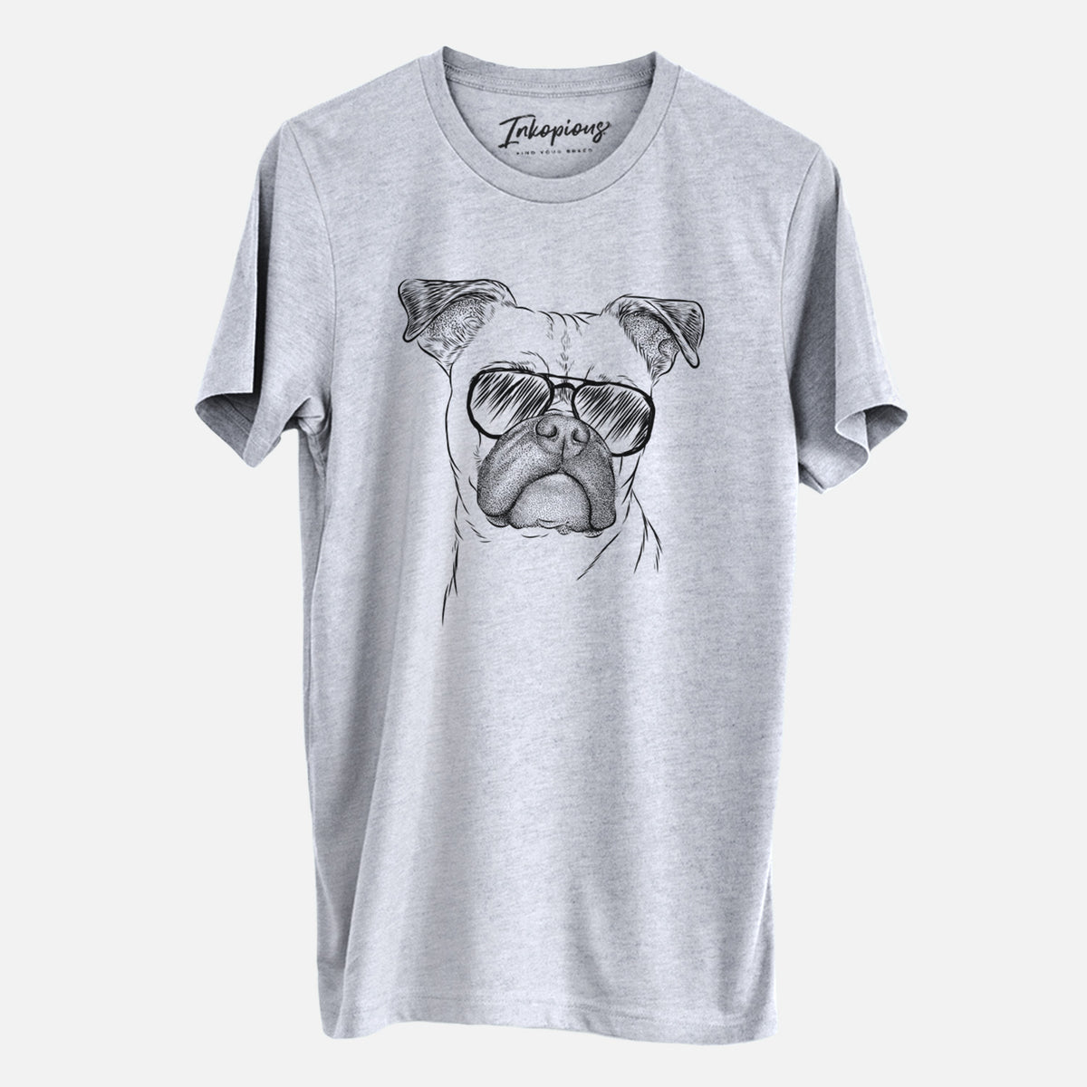 Aviator Mack the Bugg (Boston Terrier/Pug) - Unisex Crewneck