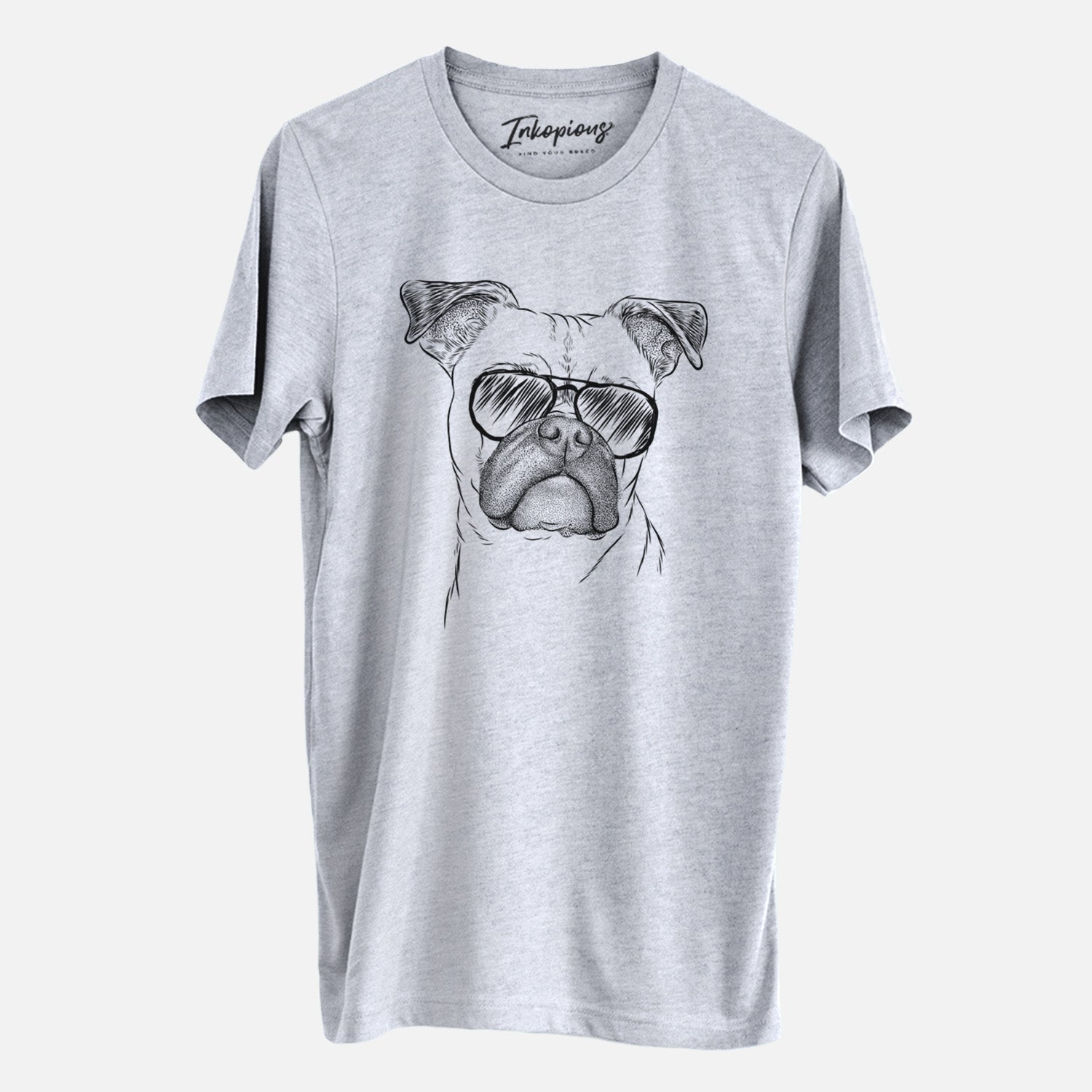 Aviator Mack the Bugg (Boston Terrier/Pug) - Unisex Crewneck
