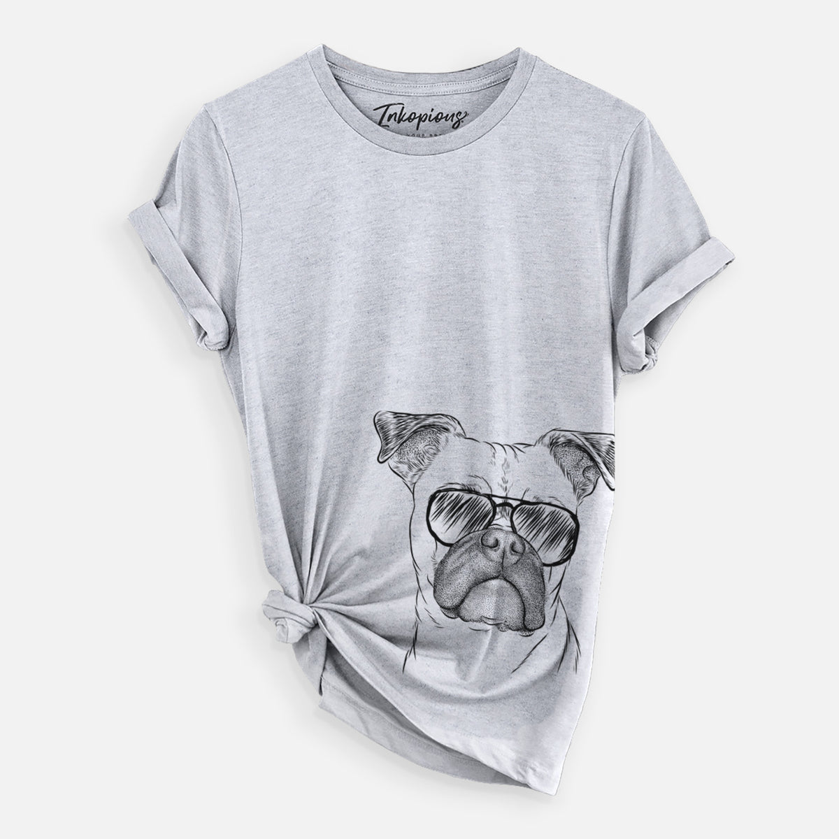 Aviator Mack the Bugg (Boston Terrier/Pug) - Unisex Crewneck