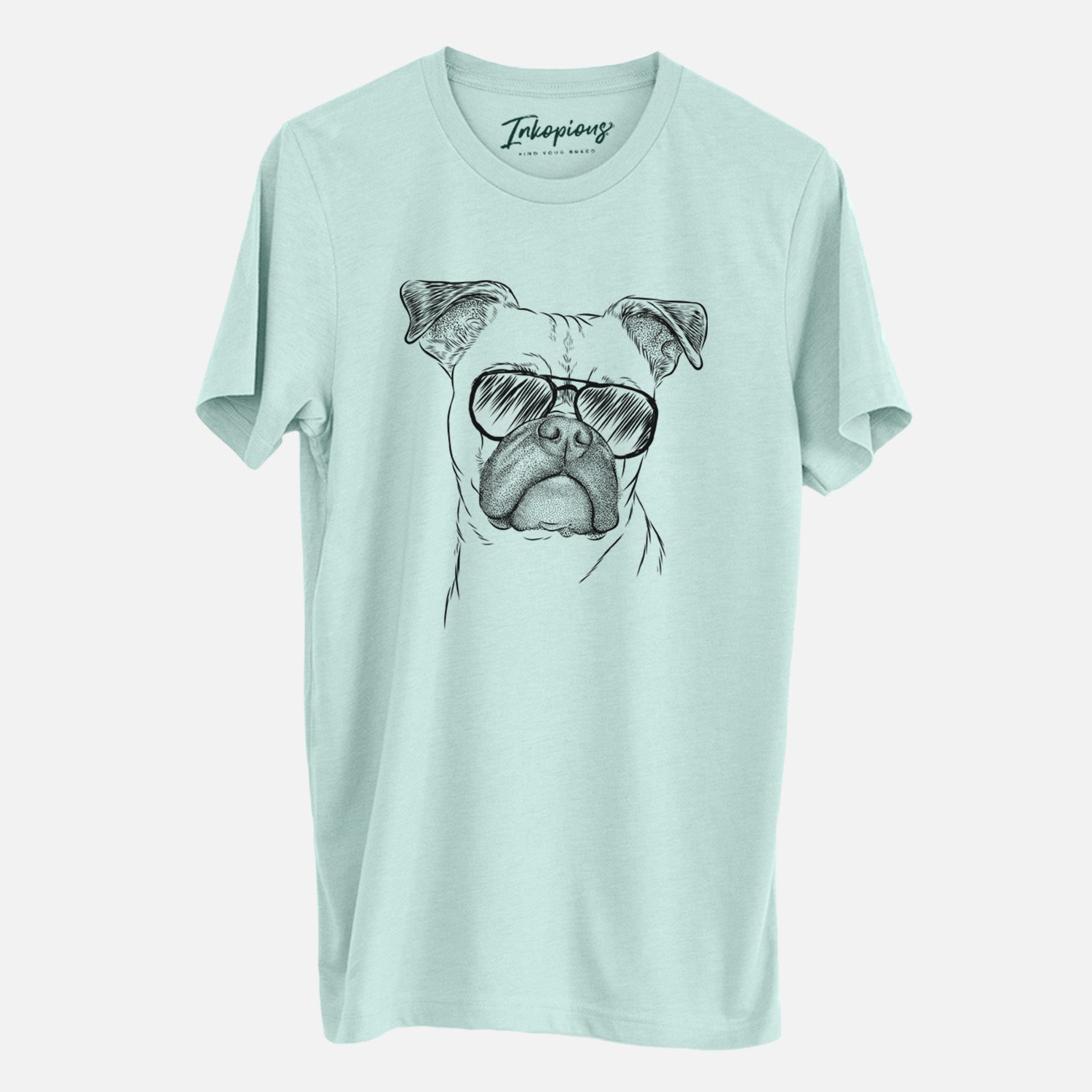 Aviator Mack the Bugg (Boston Terrier/Pug) - Unisex Crewneck