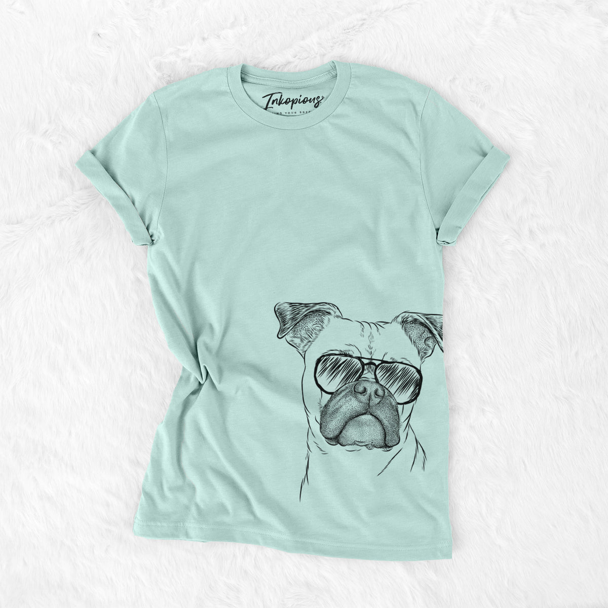 Aviator Mack the Bugg (Boston Terrier/Pug) - Unisex Crewneck