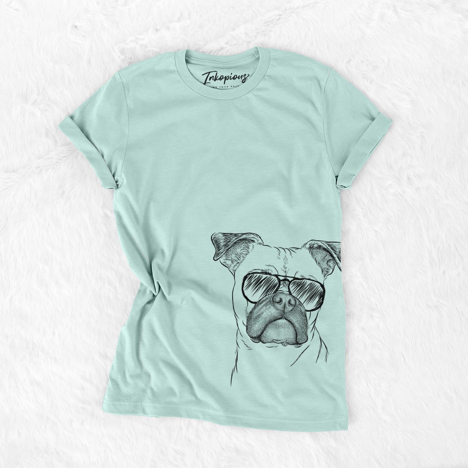 Aviator Mack the Bugg (Boston Terrier/Pug) - Unisex Crewneck