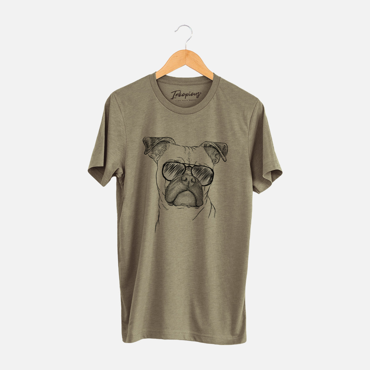 Aviator Mack the Bugg (Boston Terrier/Pug) - Unisex Crewneck