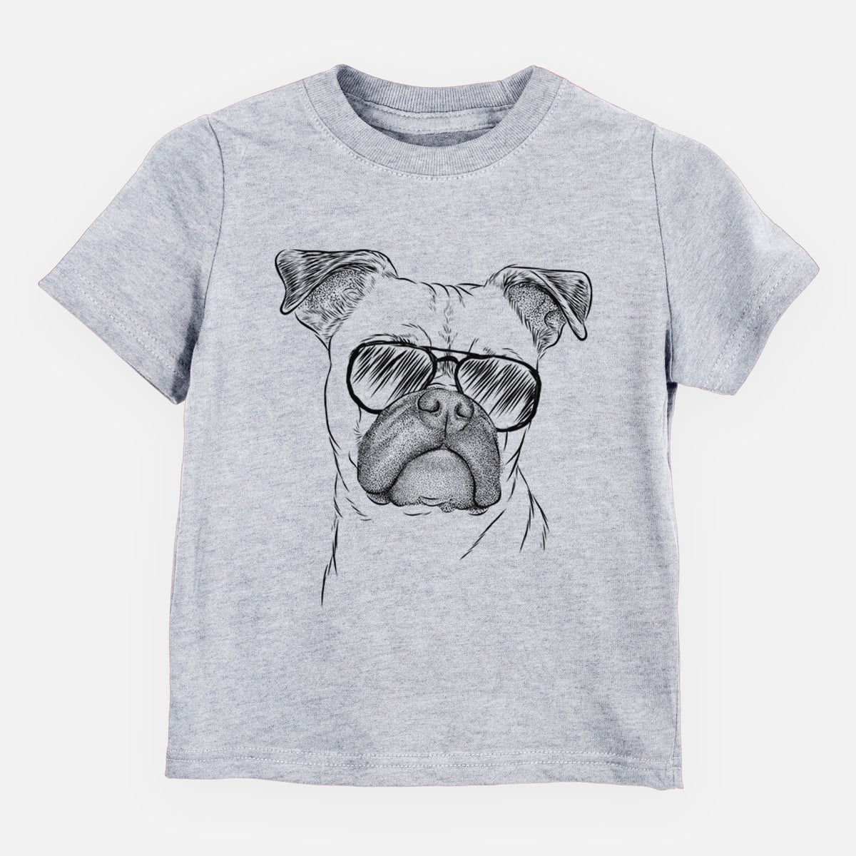 Aviator Mack the Bugg (Boston Terrier/Pug) - Kids/Youth/Toddler Shirt