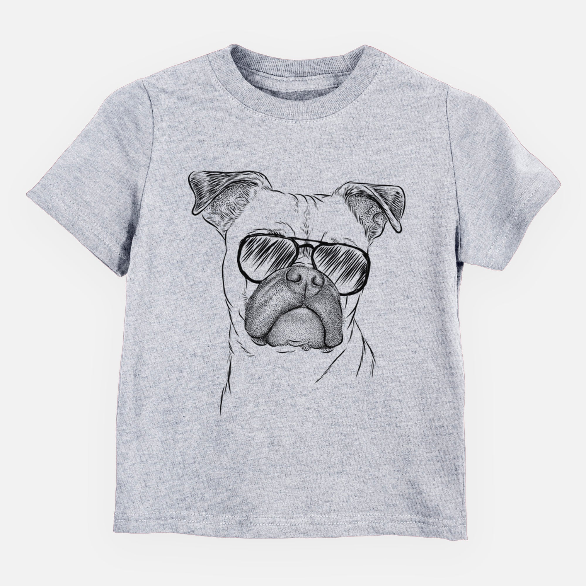 Aviator Mack the Bugg (Boston Terrier/Pug) - Kids/Youth/Toddler Shirt