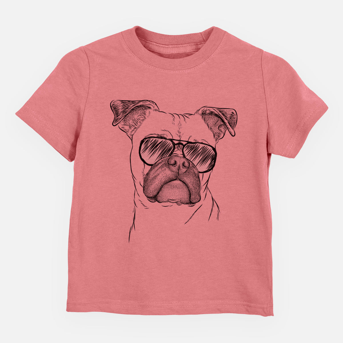Aviator Mack the Bugg (Boston Terrier/Pug) - Kids/Youth/Toddler Shirt