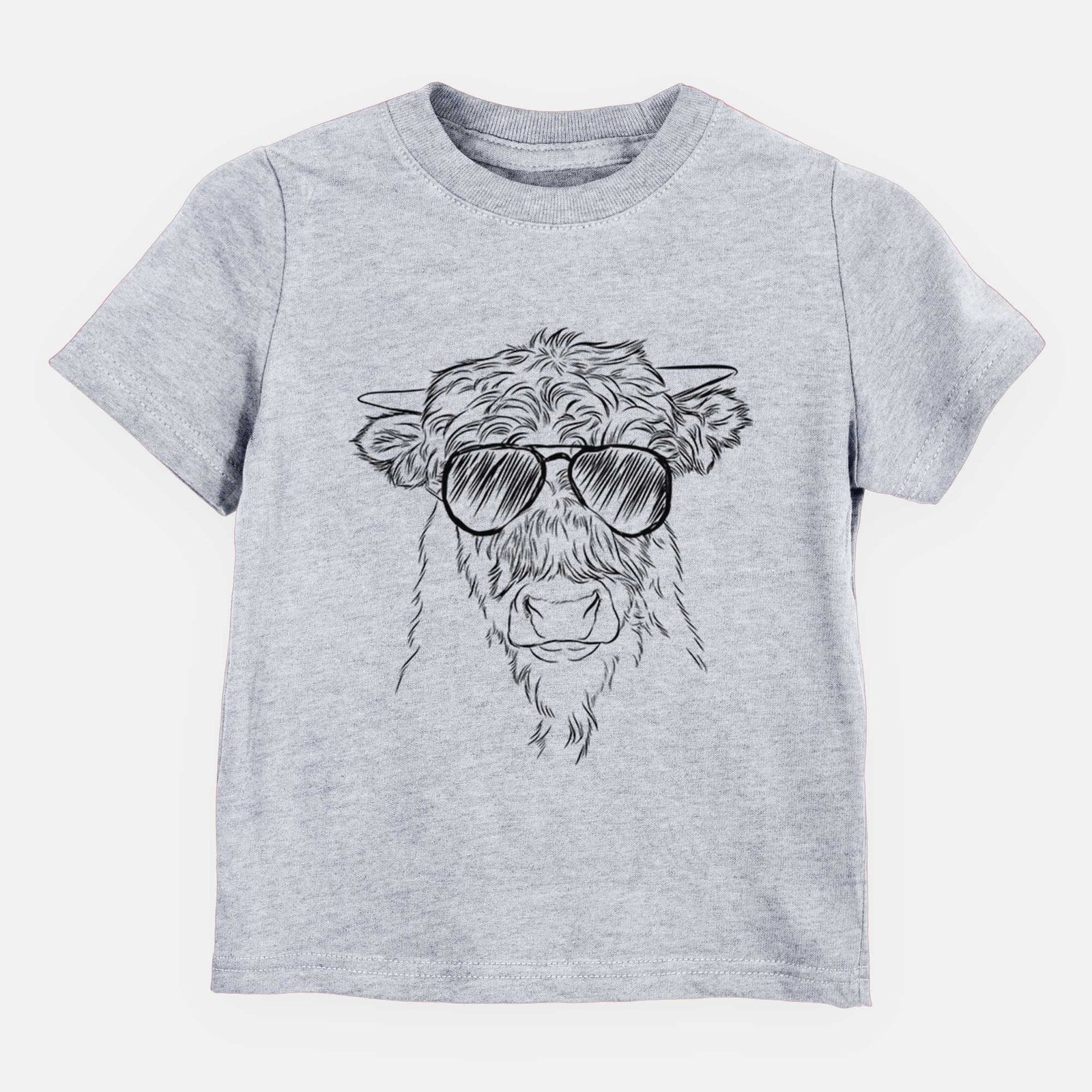Aviator Mack the Scottish Highland Cow - Kids/Youth/Toddler Shirt