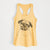 Macy the Pug - Women's Racerback Tanktop