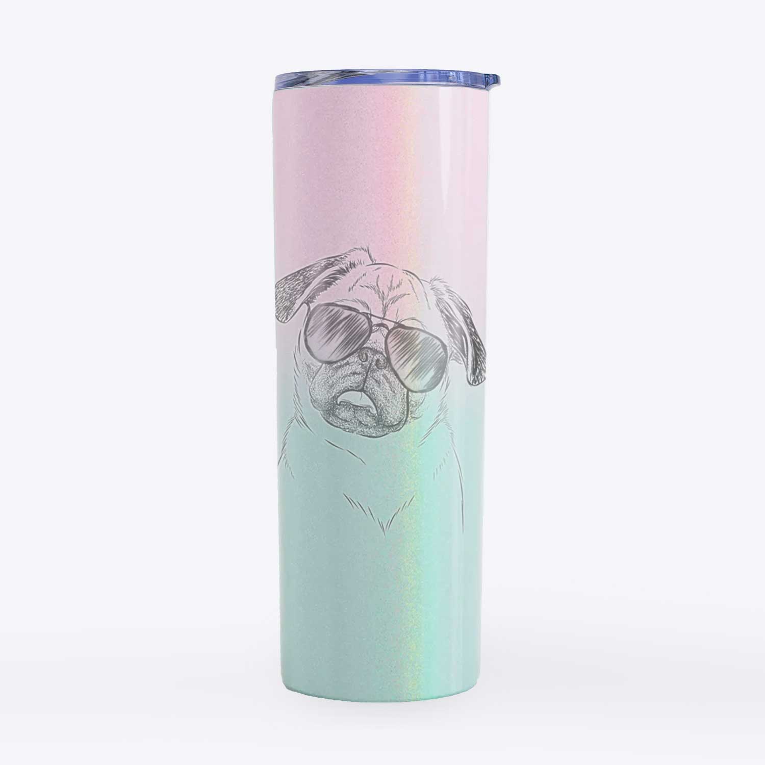 Macy the Pug - 20oz Skinny Tumbler