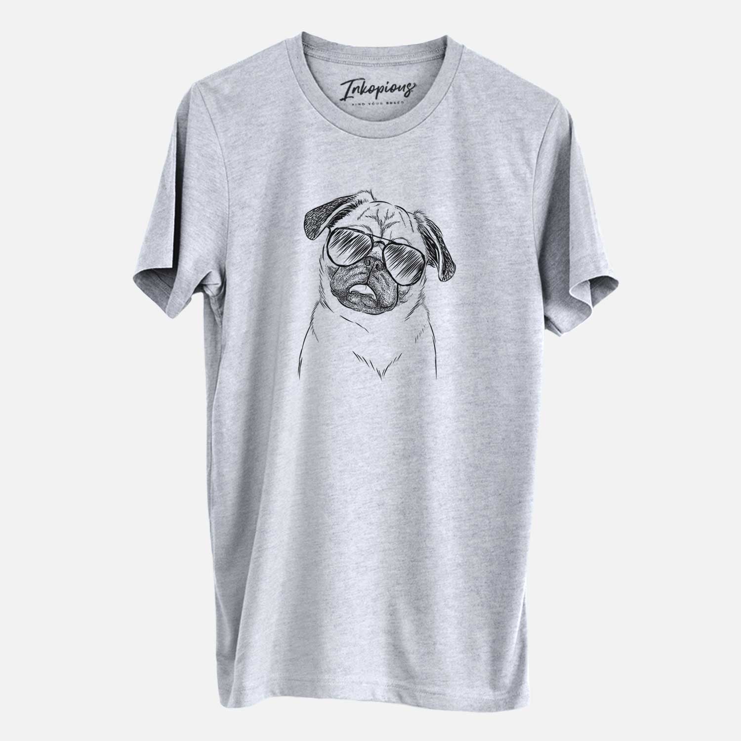 Aviator Macy the Pug - Unisex Crewneck