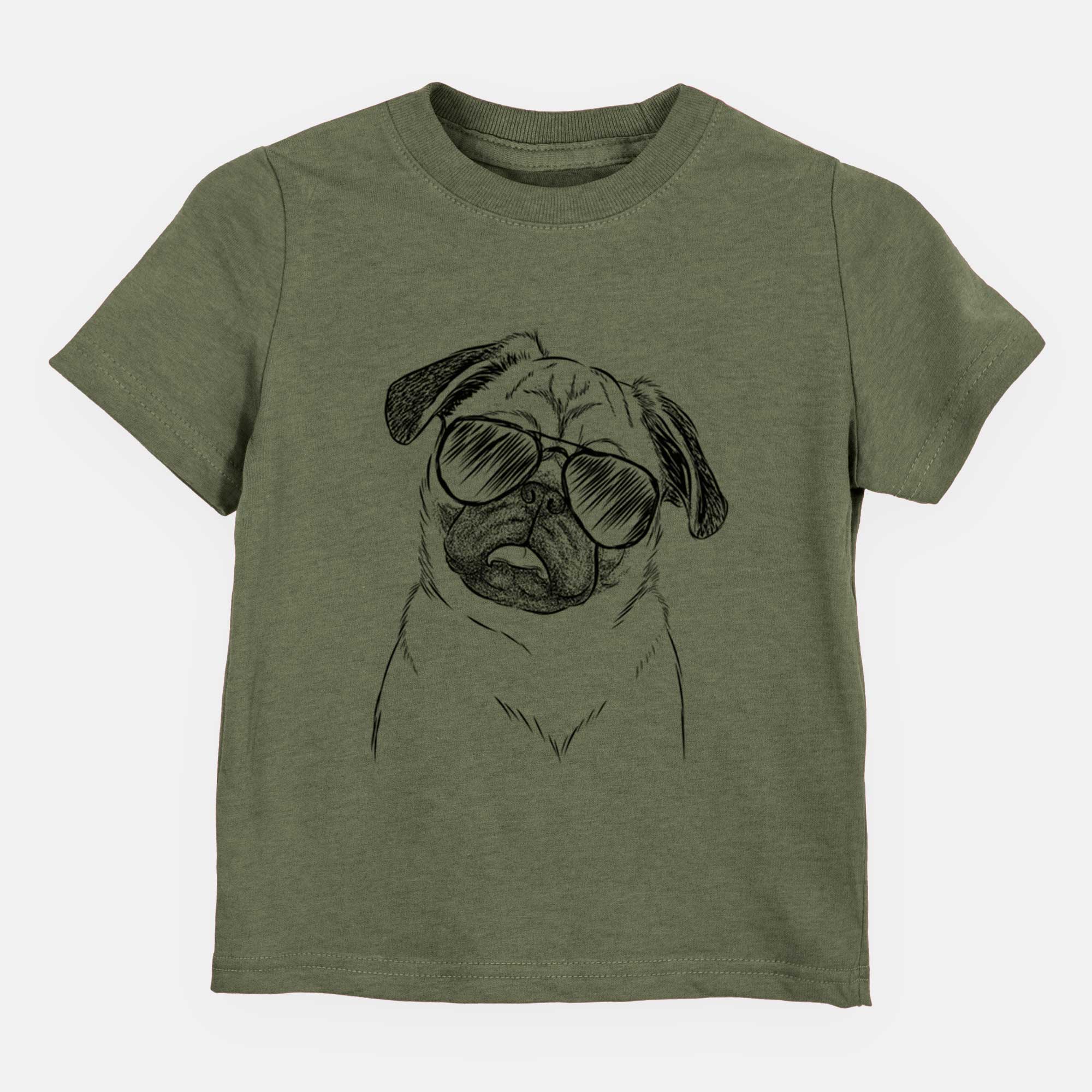 Aviator Macy the Pug - Kids/Youth/Toddler Shirt