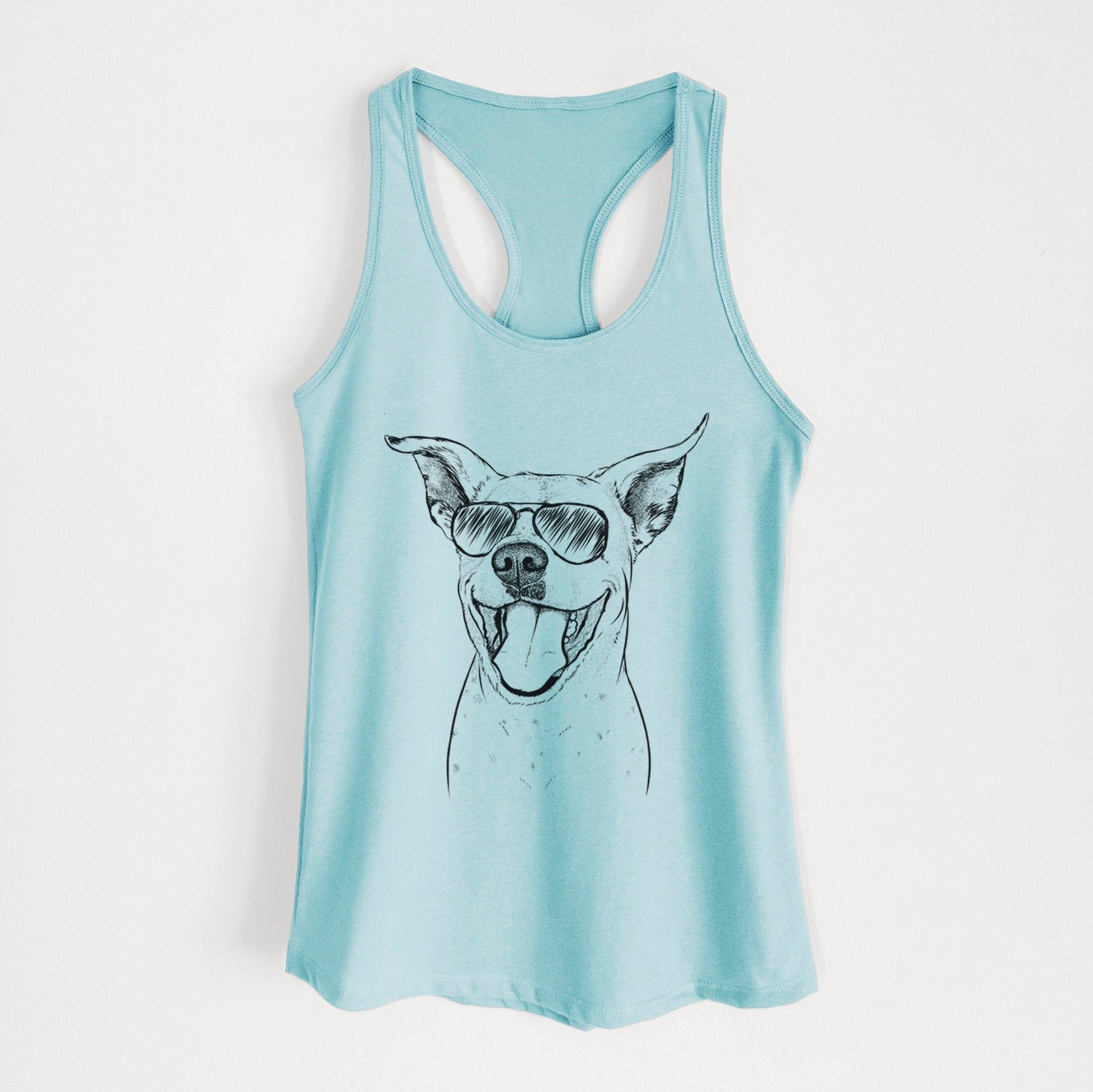 Maddie the Dalmatian Pitbull Mix - Women's Racerback Tanktop