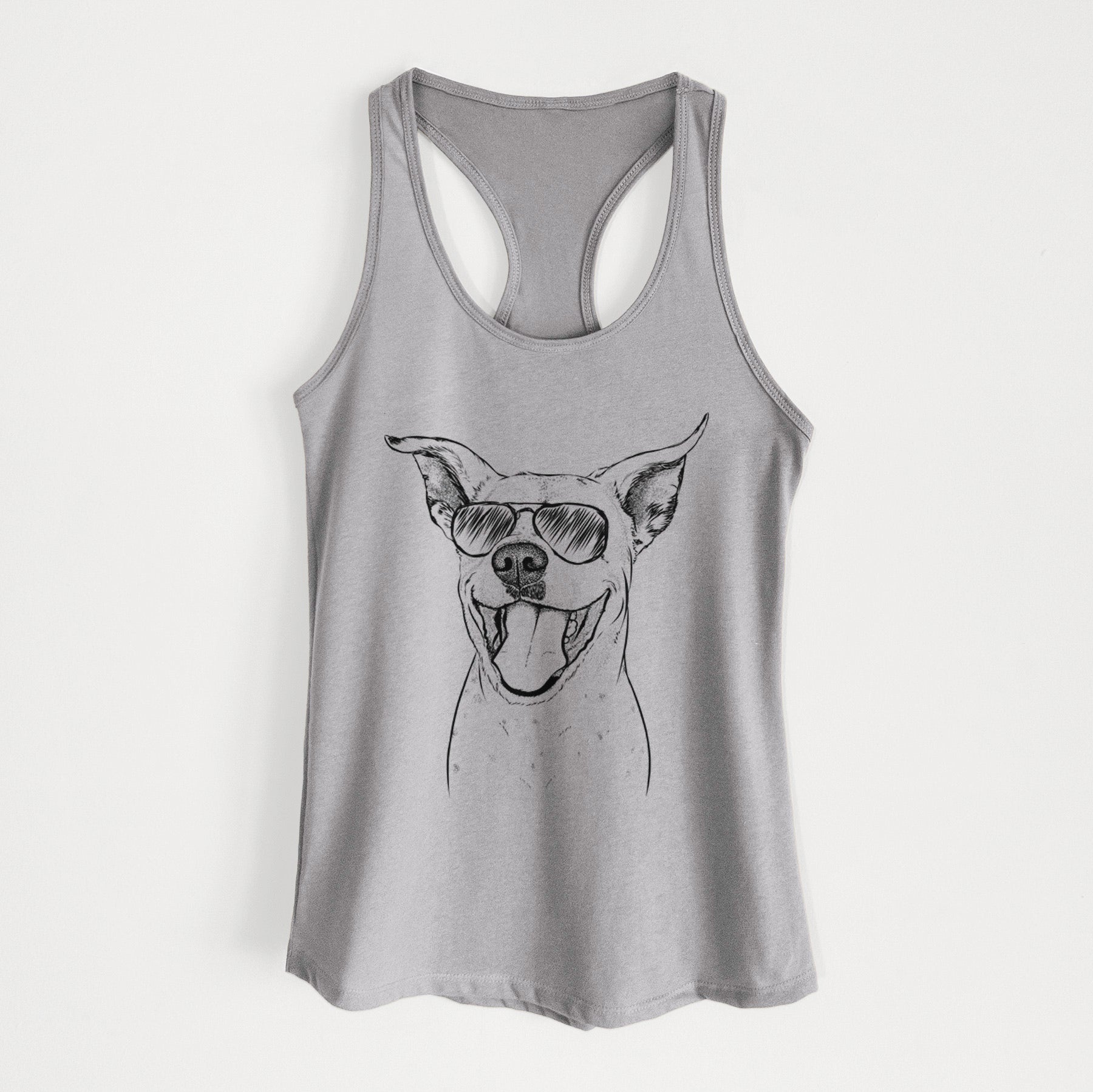 Maddie the Dalmatian Pitbull Mix - Women's Racerback Tanktop