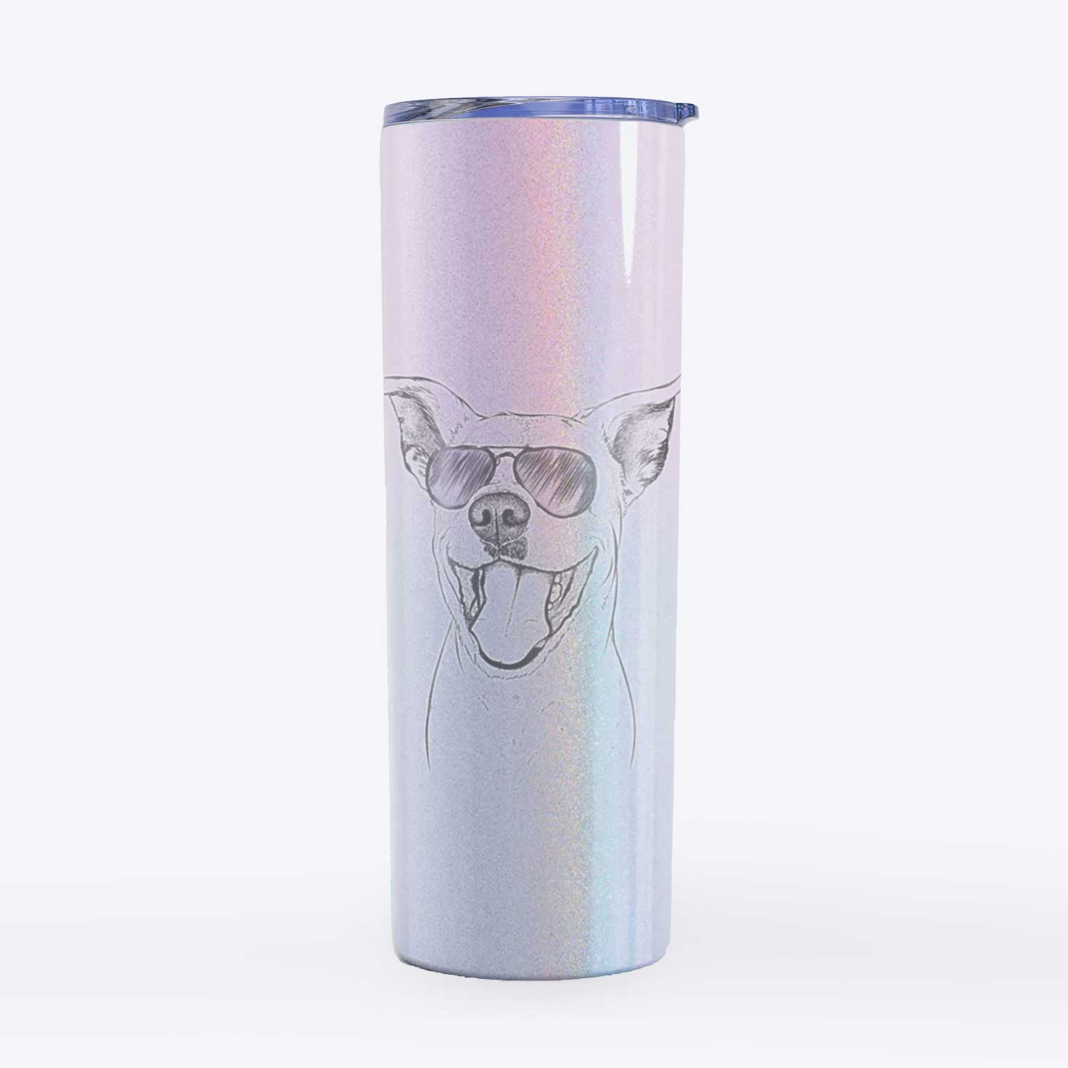 Maddie the Dalmatian Pitbull Mix - 20oz Skinny Tumbler